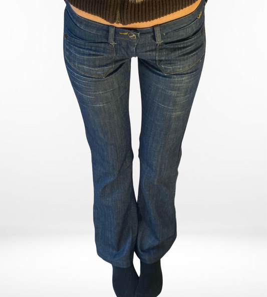 Lågmidjade jeans – XS