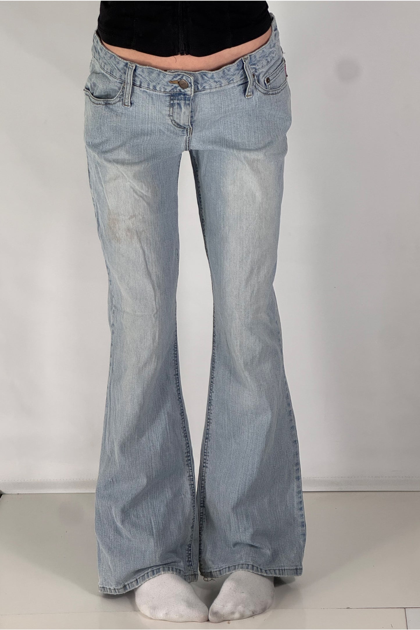 Lågmidjade jeans stl: M