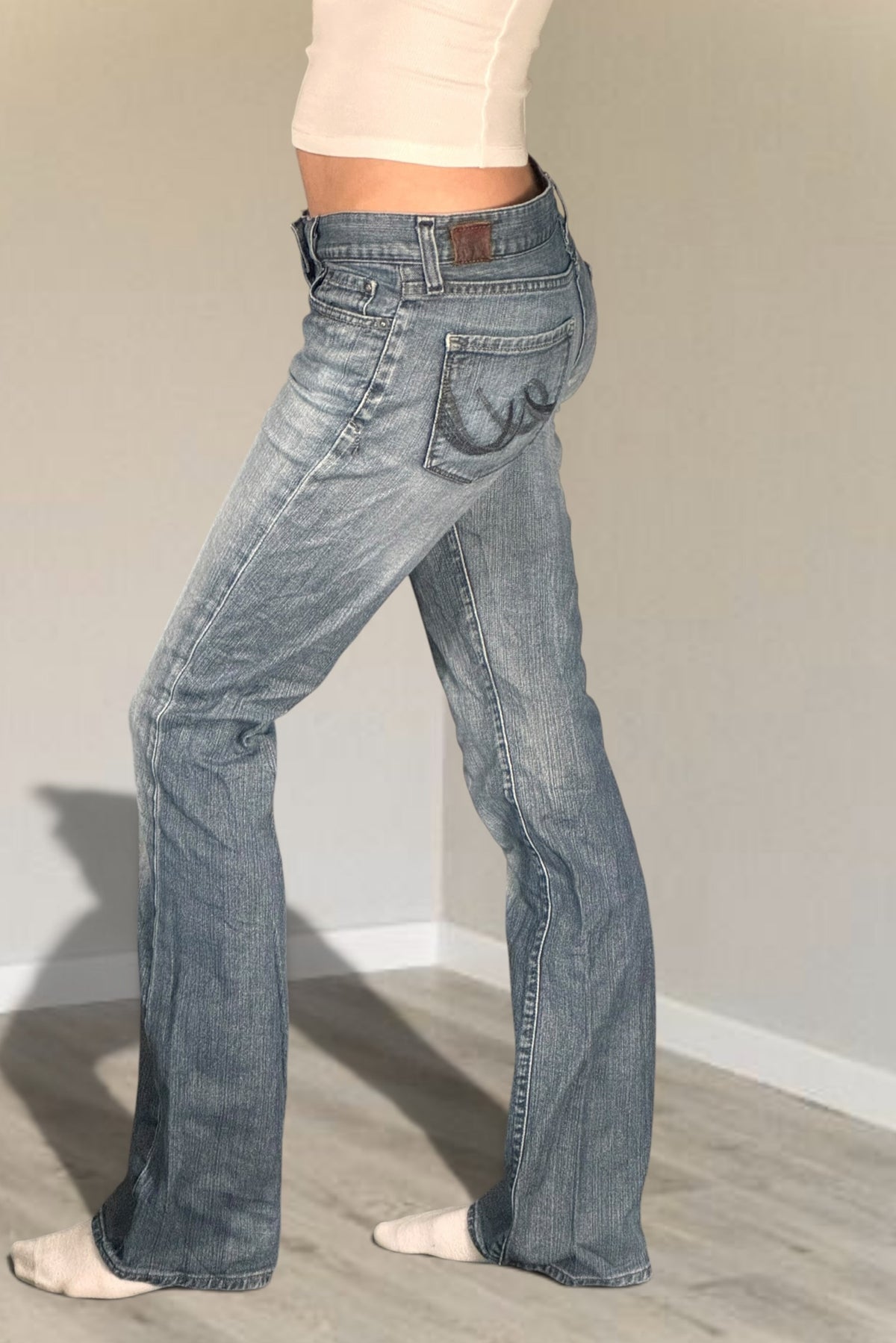 Lågmidjade jeans stl: S