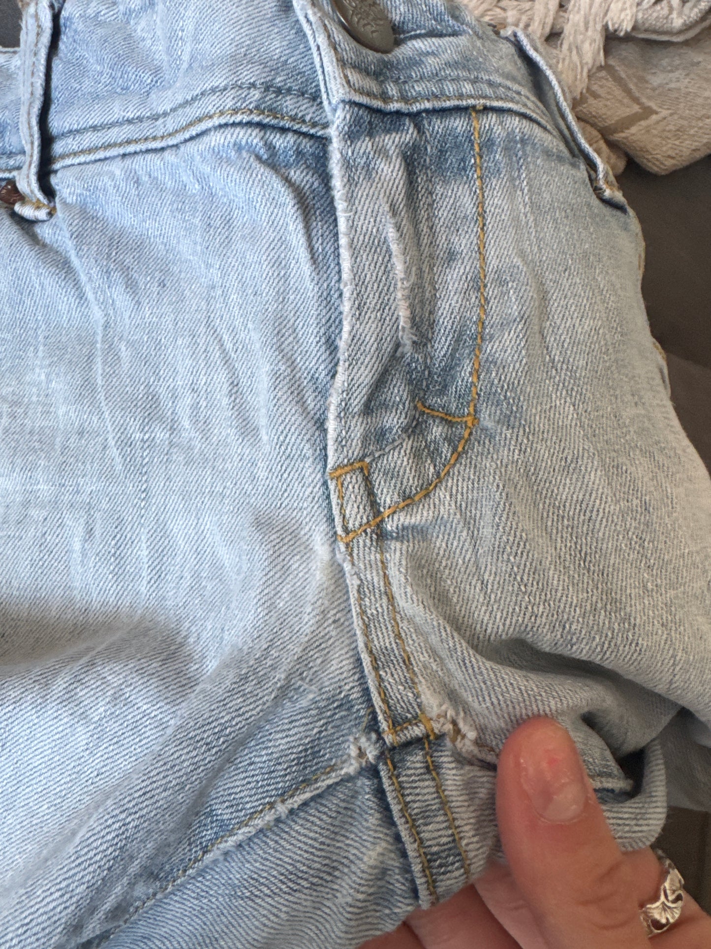 Lågmidjade jeans stl: S/M