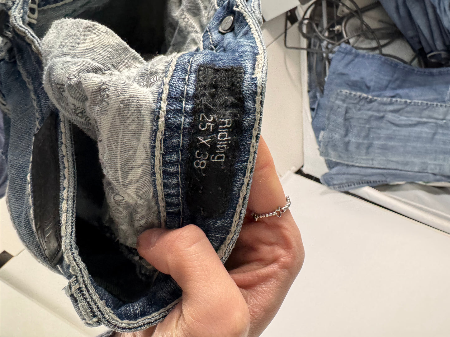 Lågmidjade jeans stl: XS