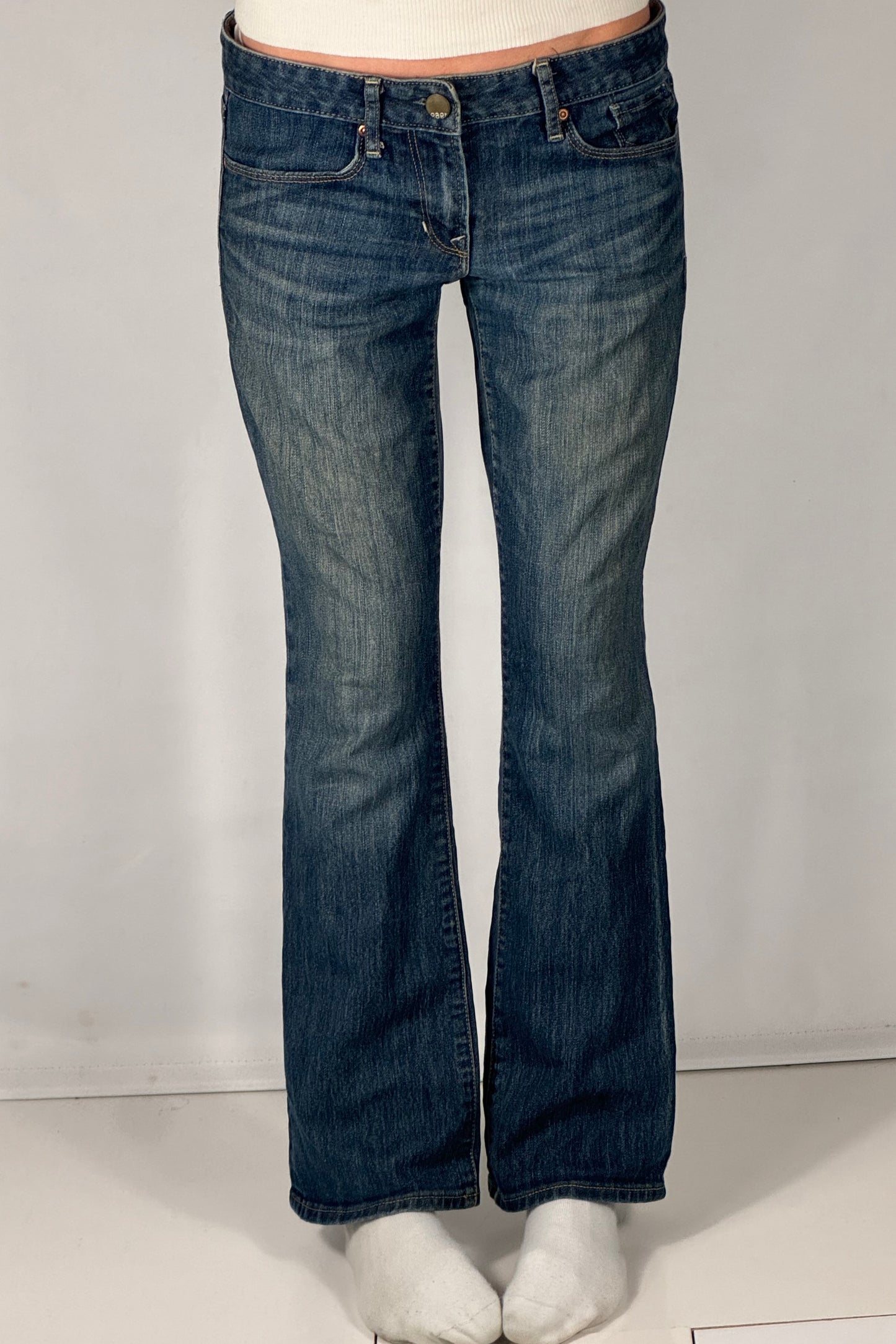 Lavtaljede jeans str: S