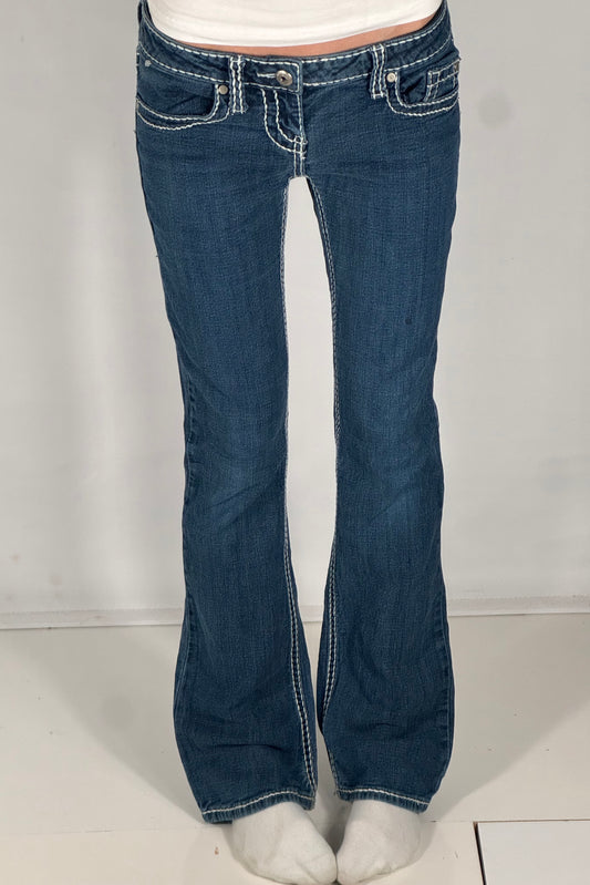 Lavtaljede jeans str: S