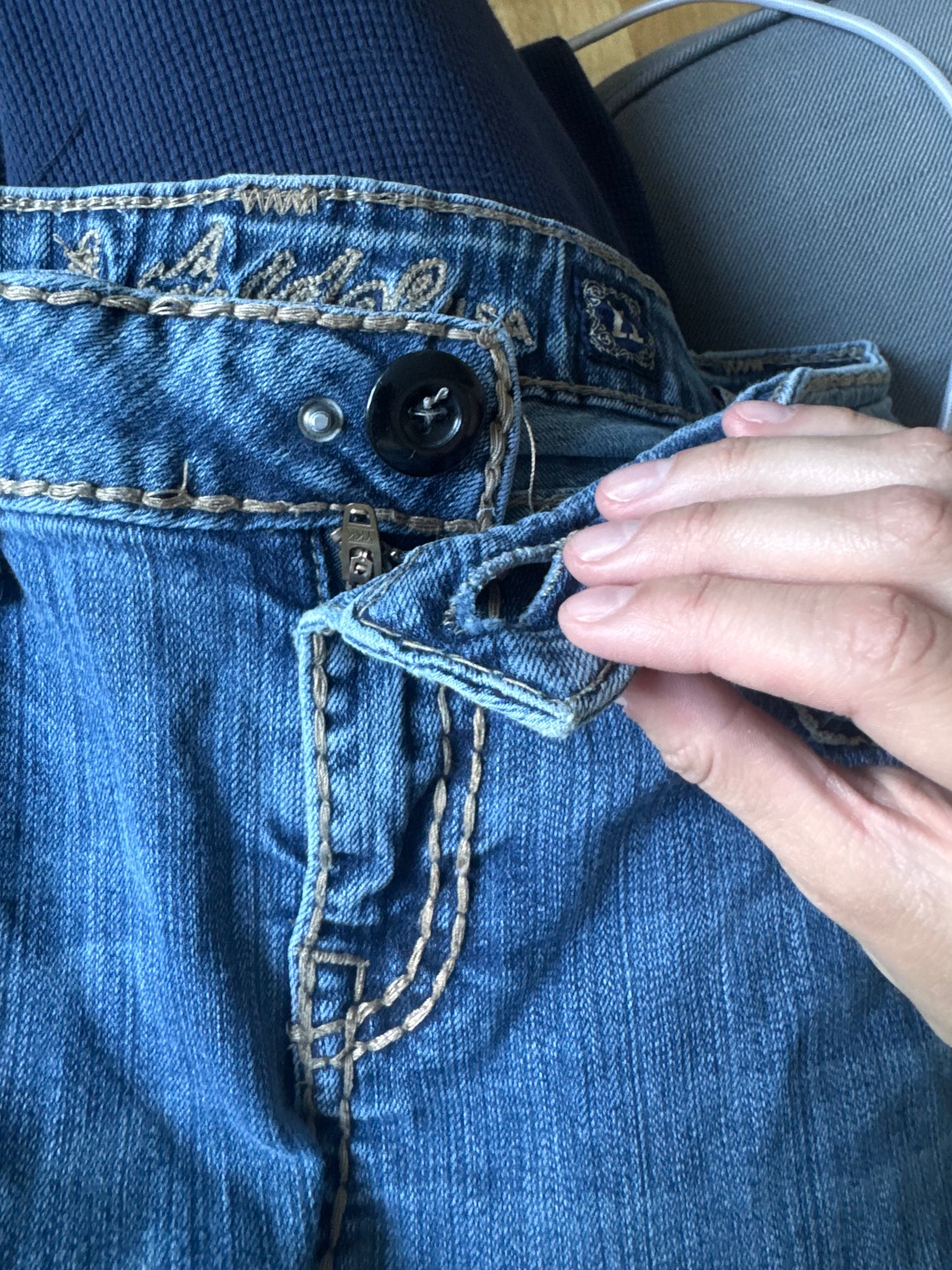 Denim shorts size: M