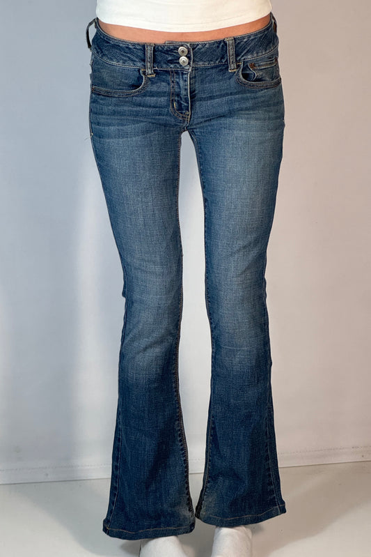 Lavt liv jeans str: XS