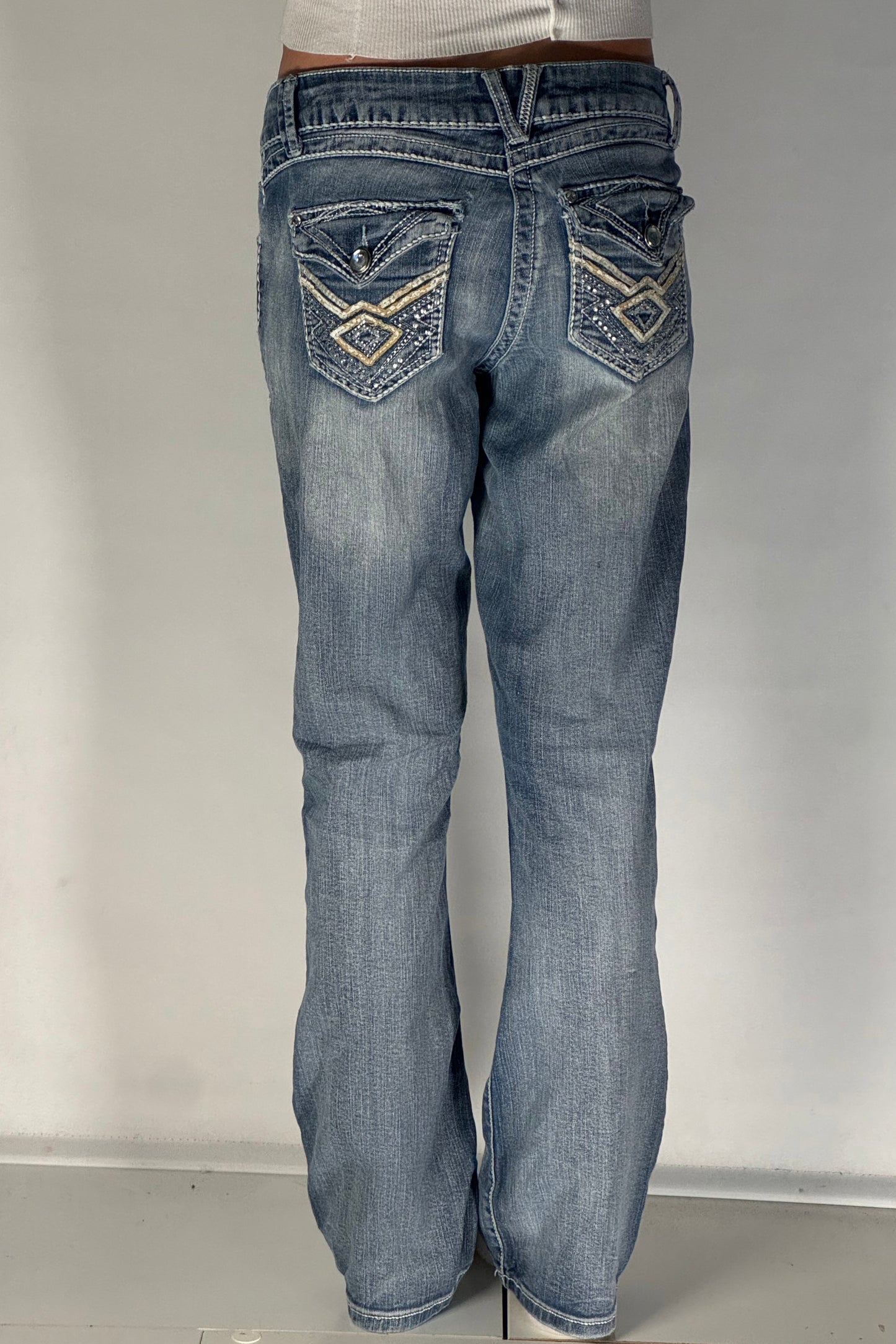 Lågmidjade jeans stl: S