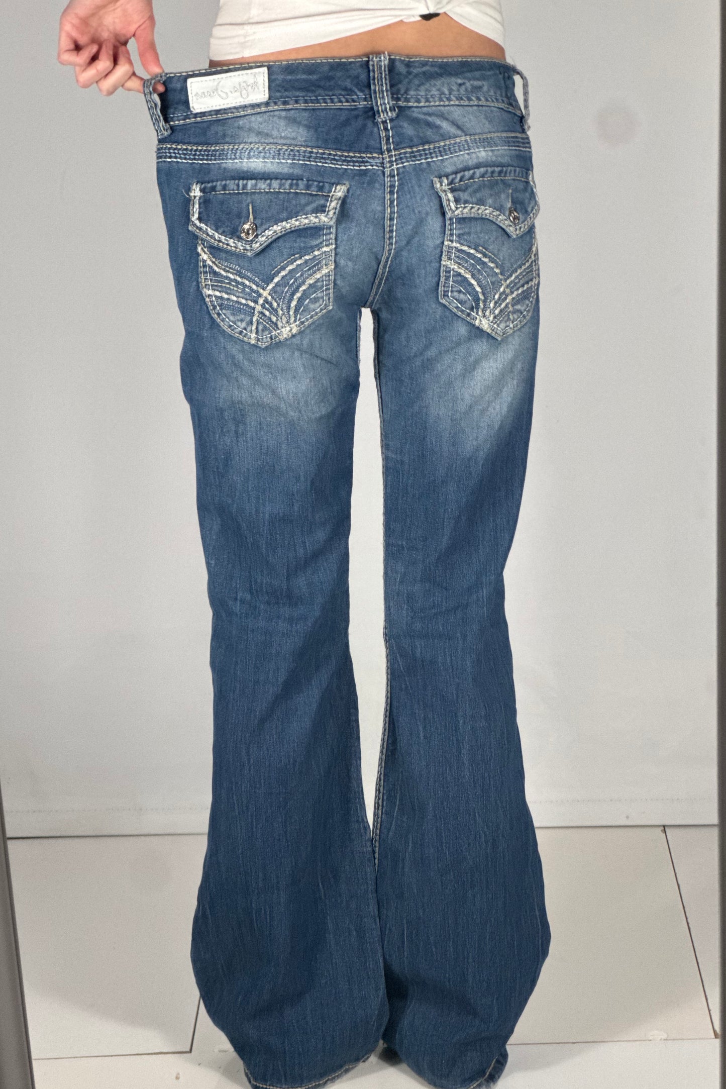 Lågmidjade jeans stl: M