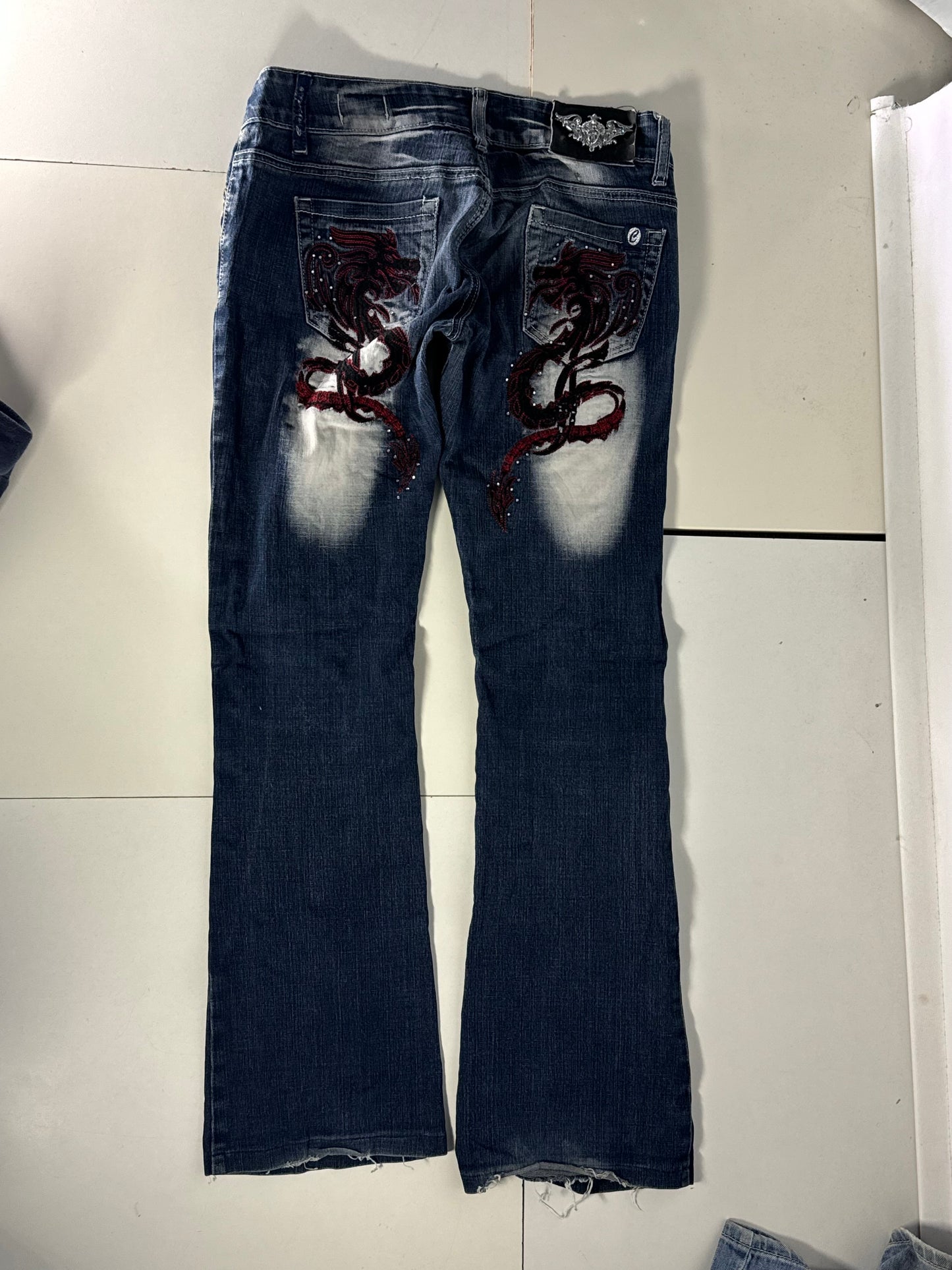 Lågmidjade jeans stl: S