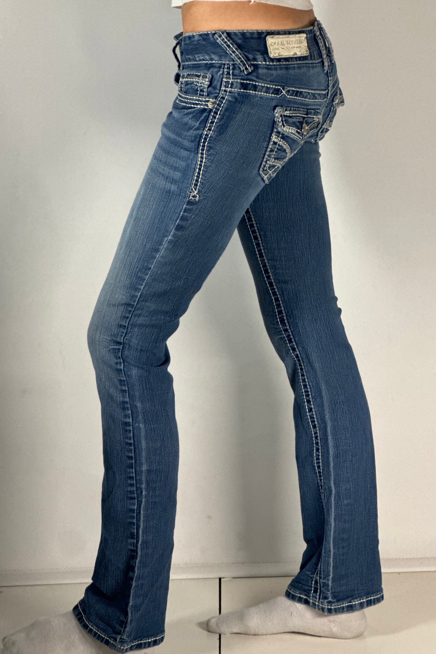 Lågmidjade jeans stl: XS