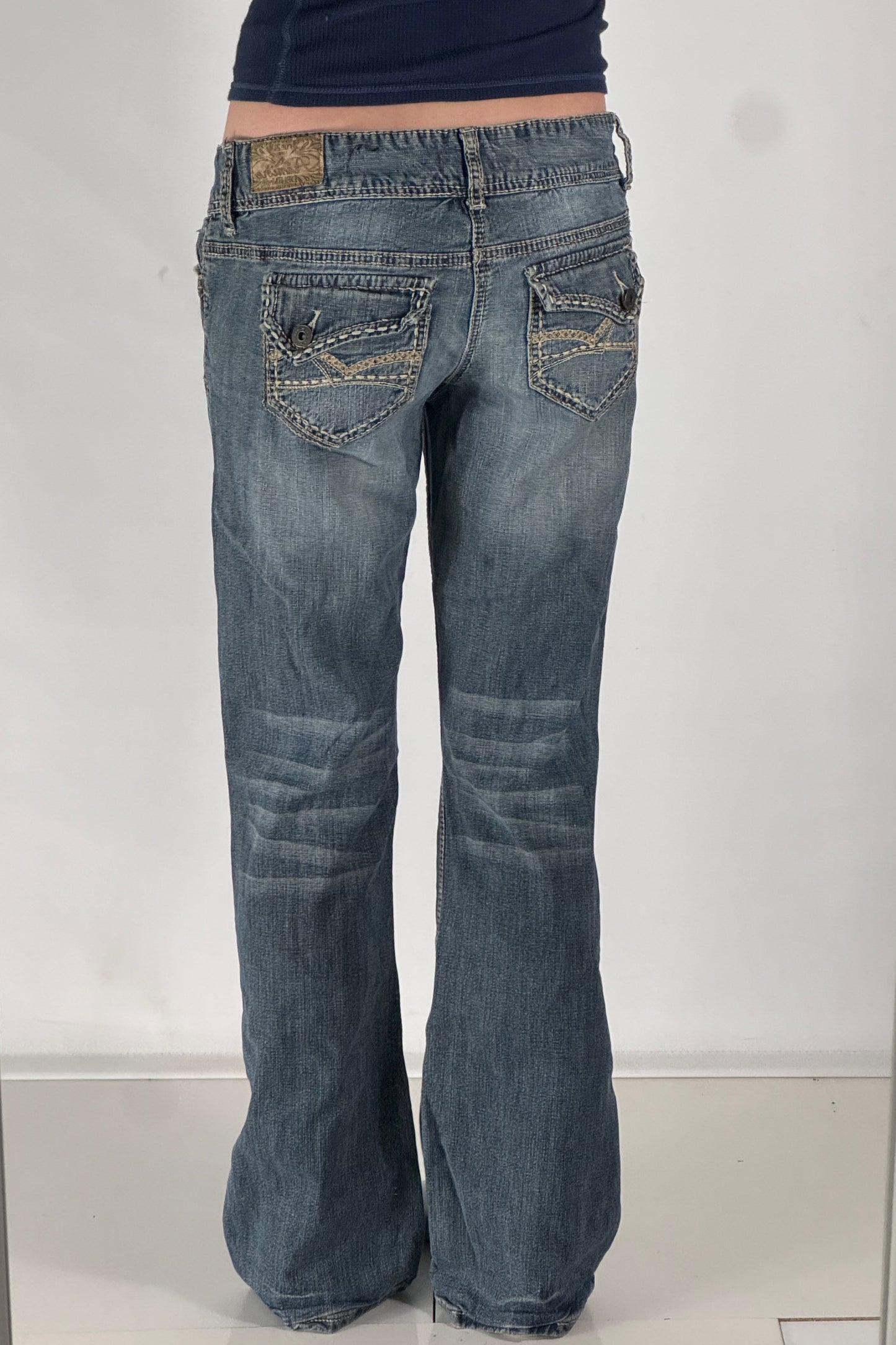 Lågmidjade jeans stl: S