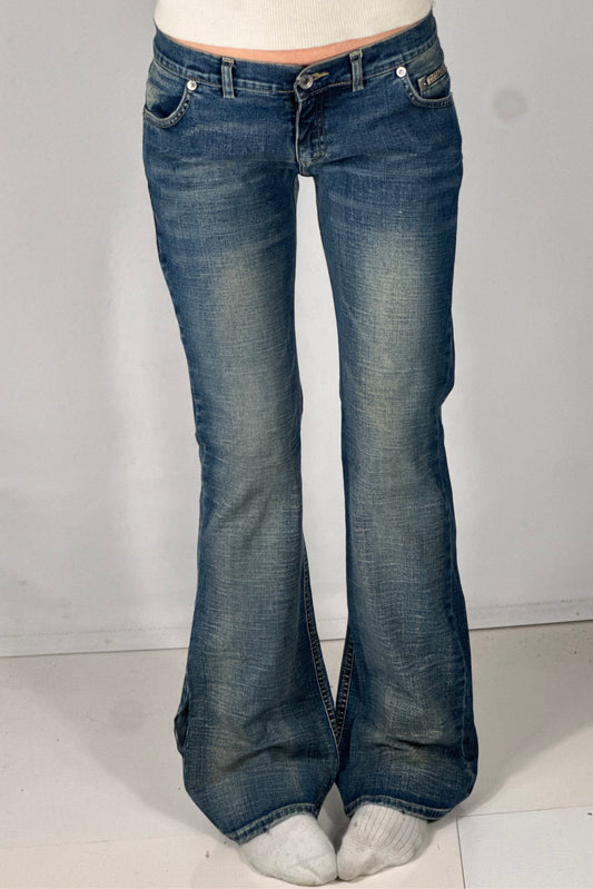 Lavtaljede jeans str: S