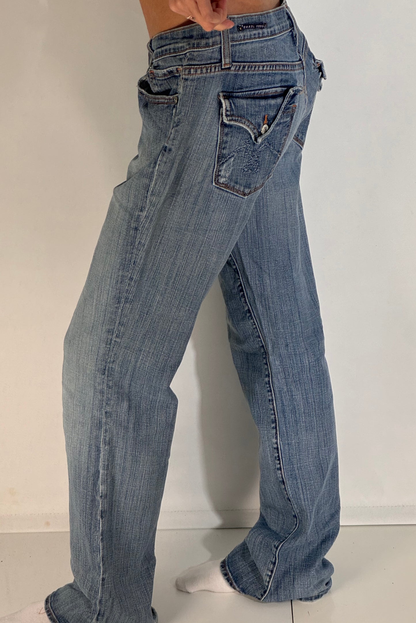 Lågmidjade jeans stl: M