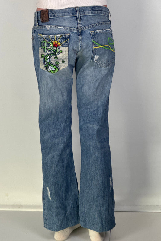 Lågmidjade jeans stl: S