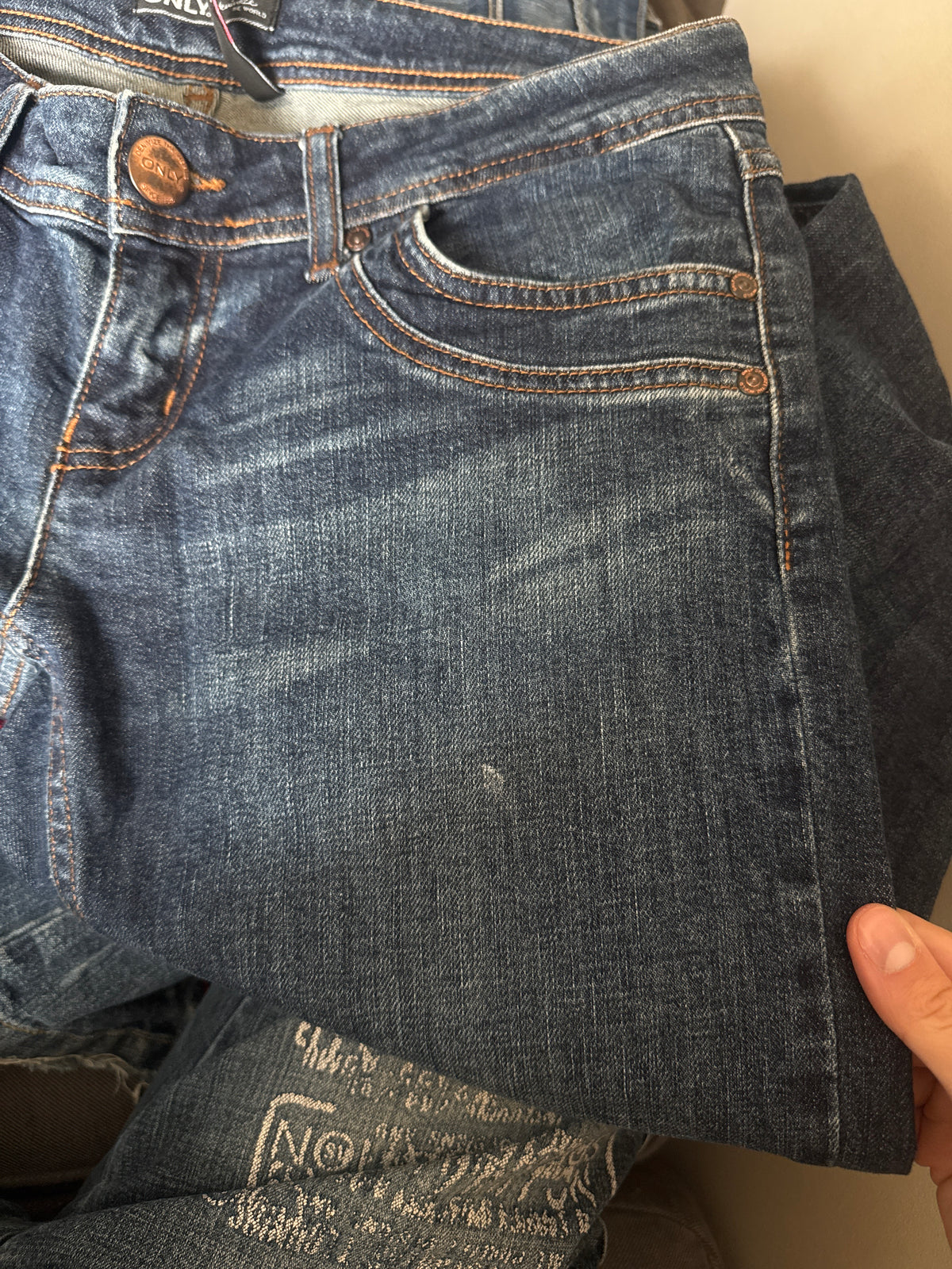 Lågmidjade jeans stl: M