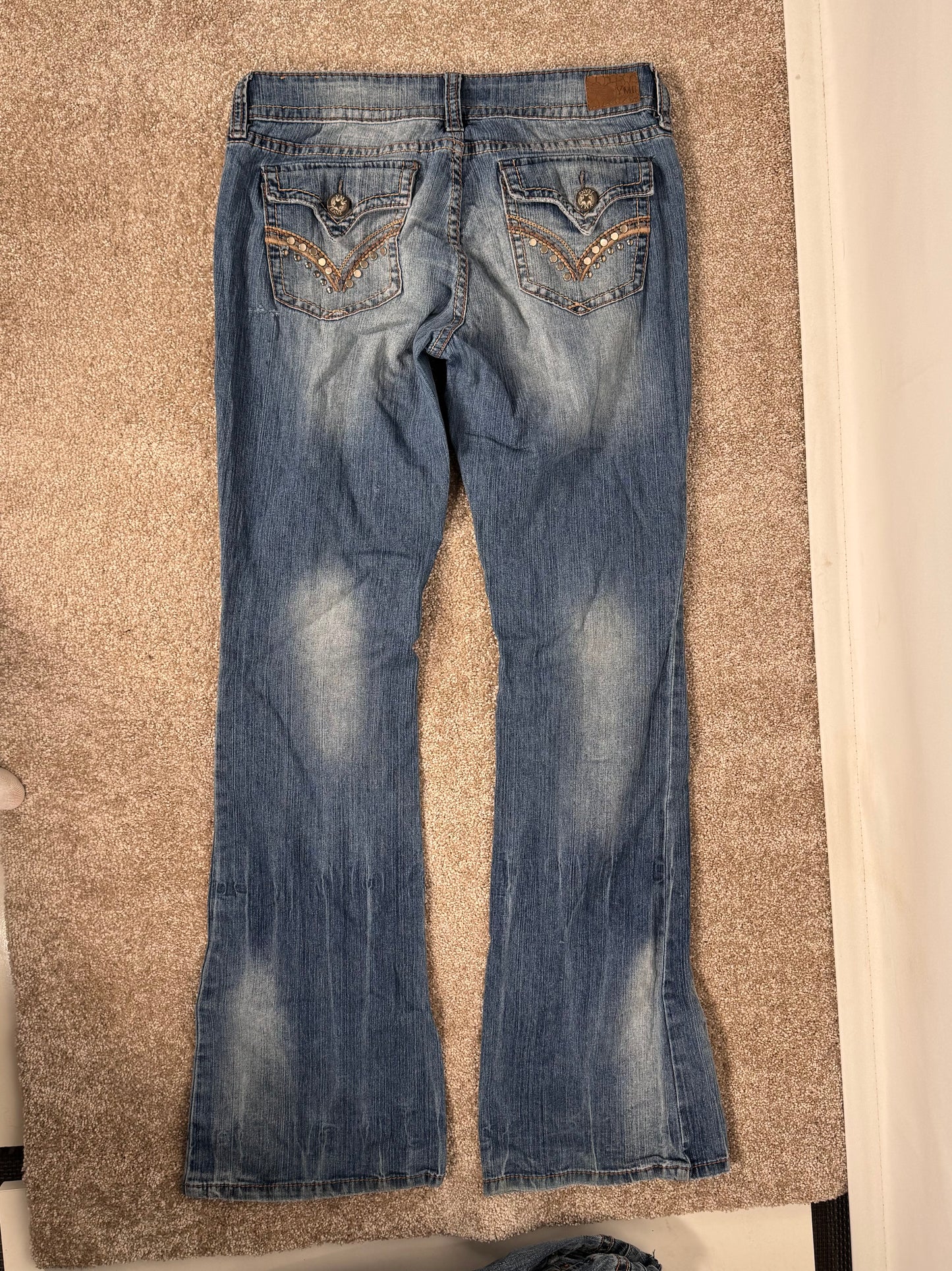 Lågmidjade jeans stl: S