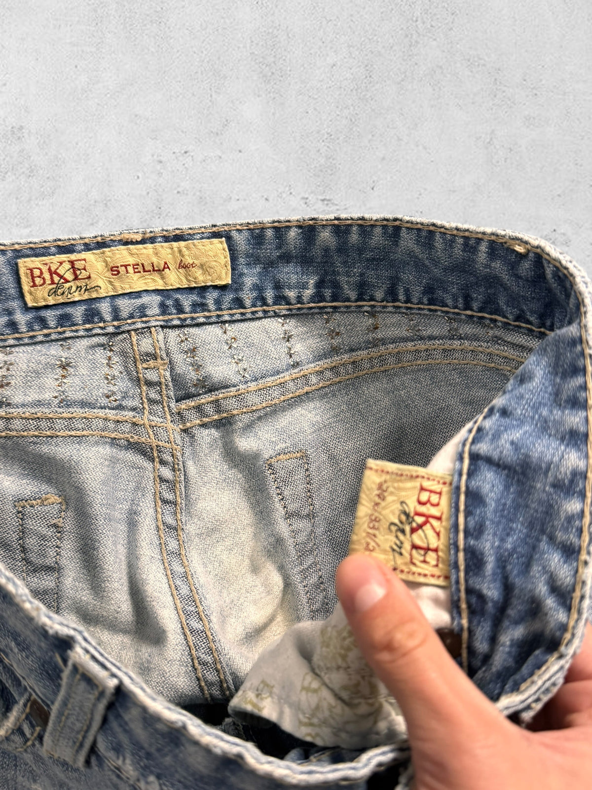 Lågmidjade jeans stl: XS