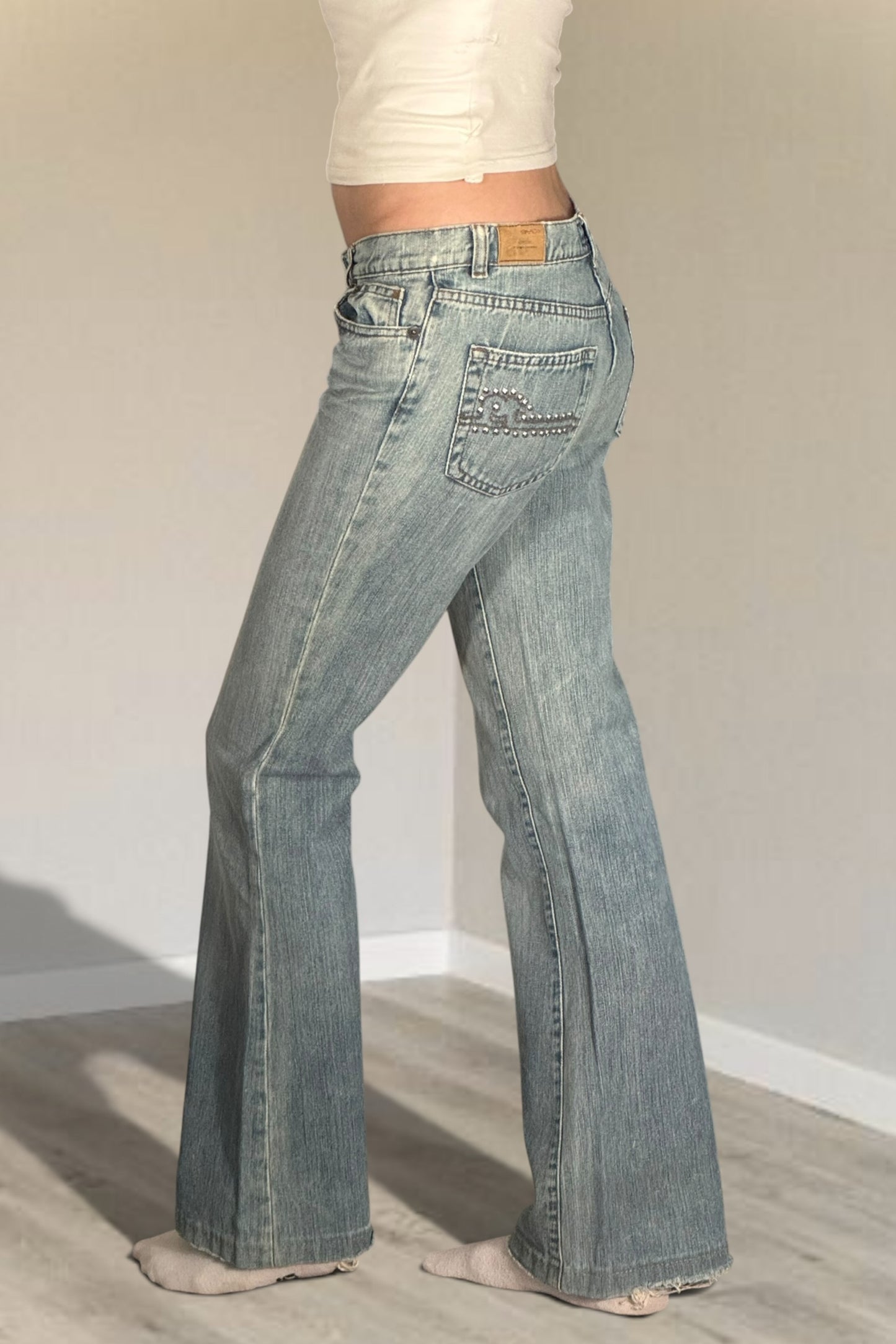 Lågmidjade jeans stl: XS