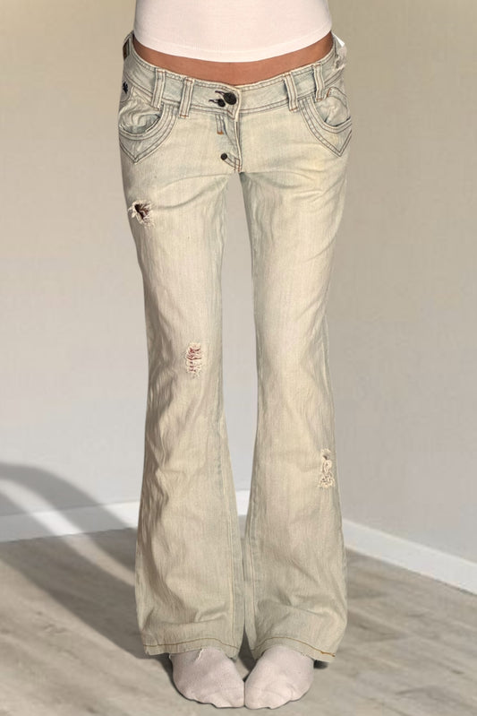 Lågmidjade jeans stl: S