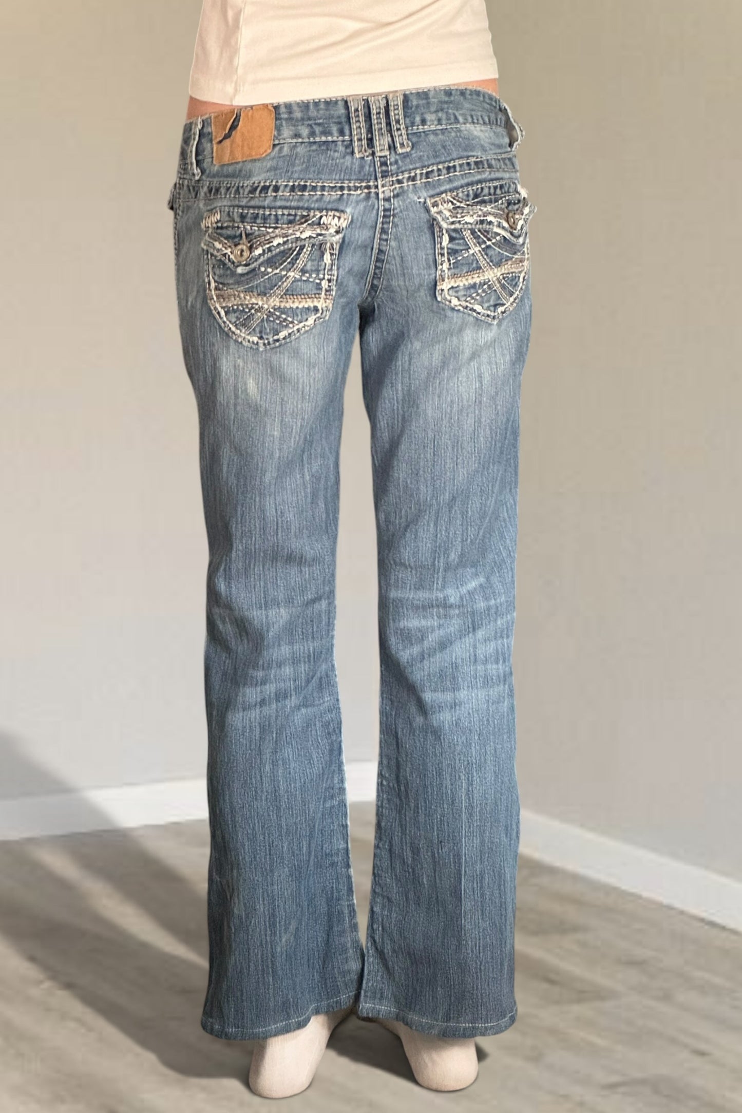Lågmidjade jeans stl: XS
