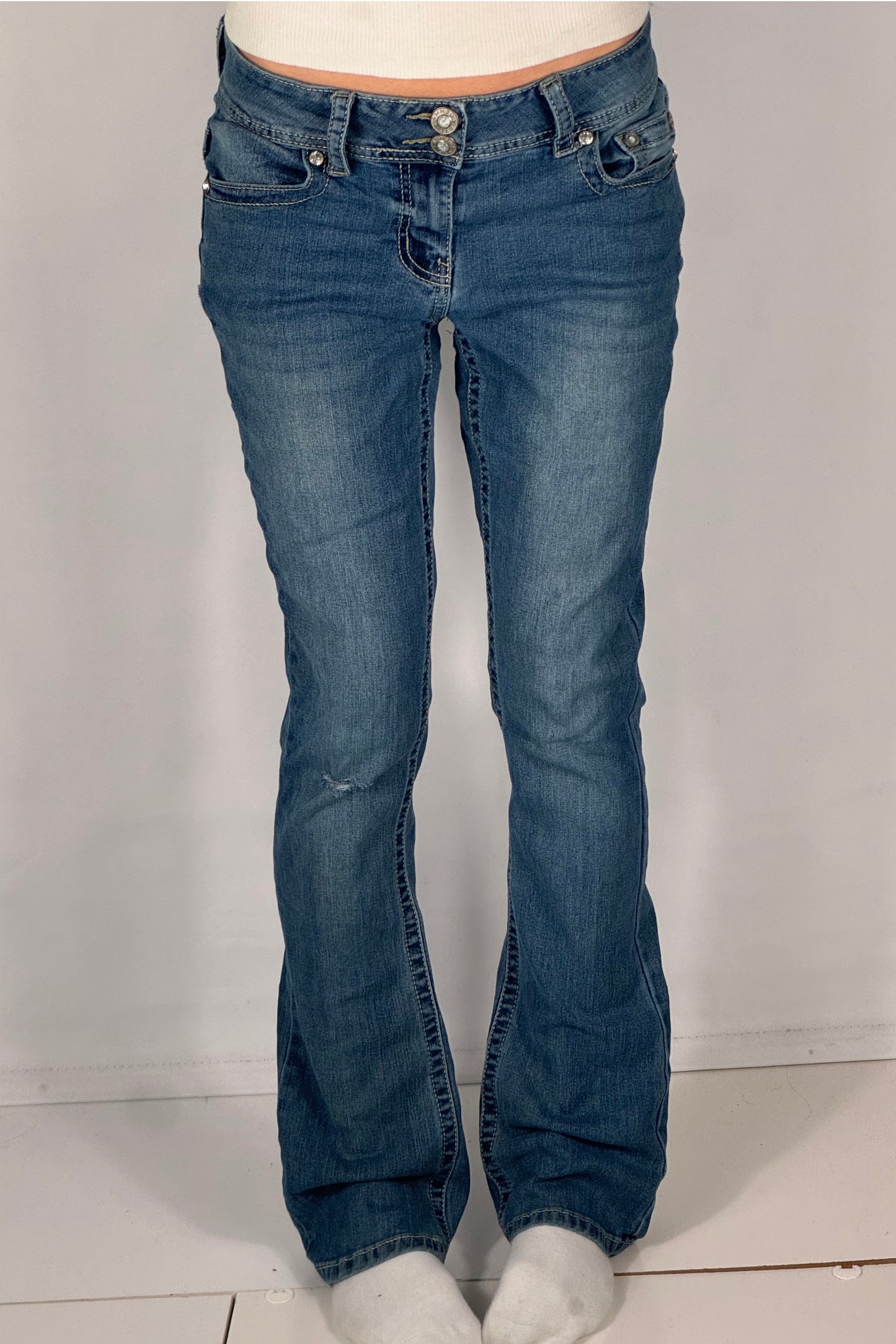 Lågmidjade jeans stl: S