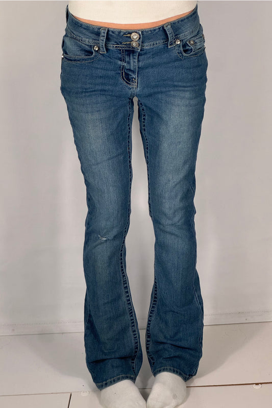 Lågmidjade jeans stl: S