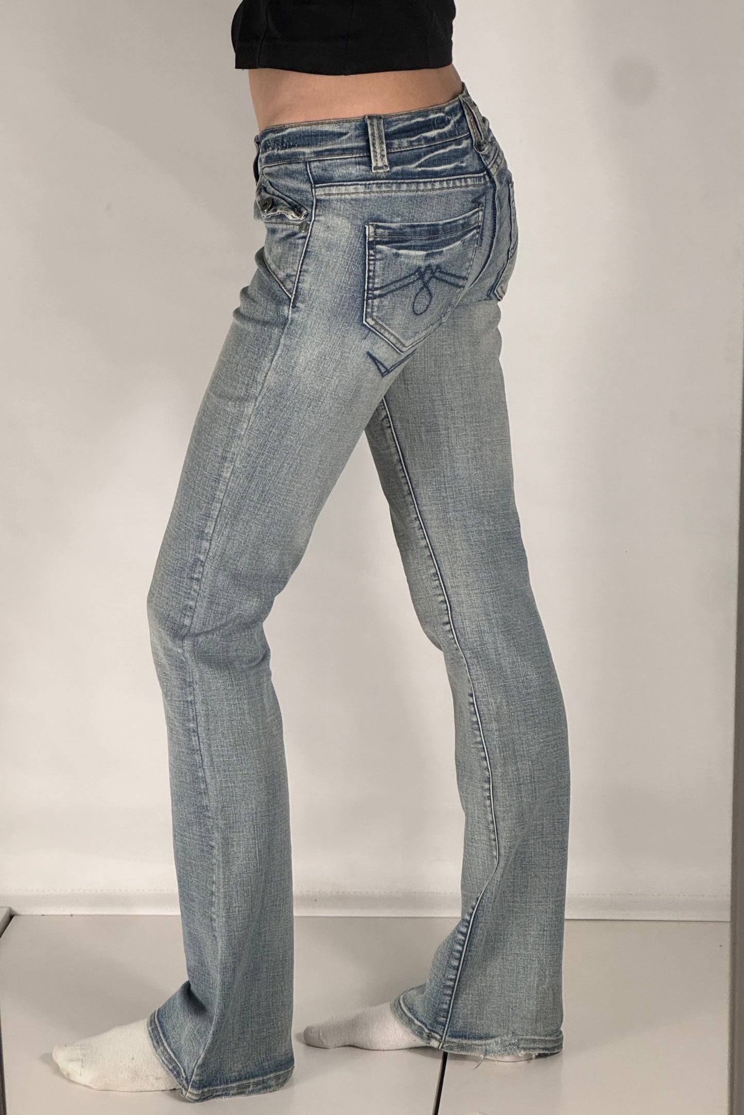 Lågmidjade jeans stl: XS