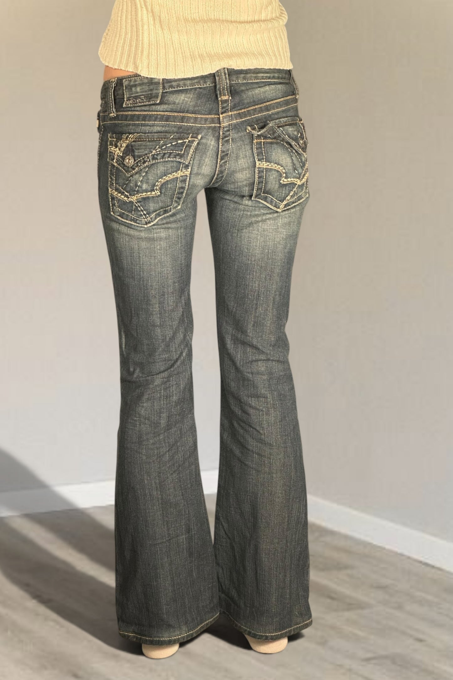 Lågmidjade jeans stl: XS