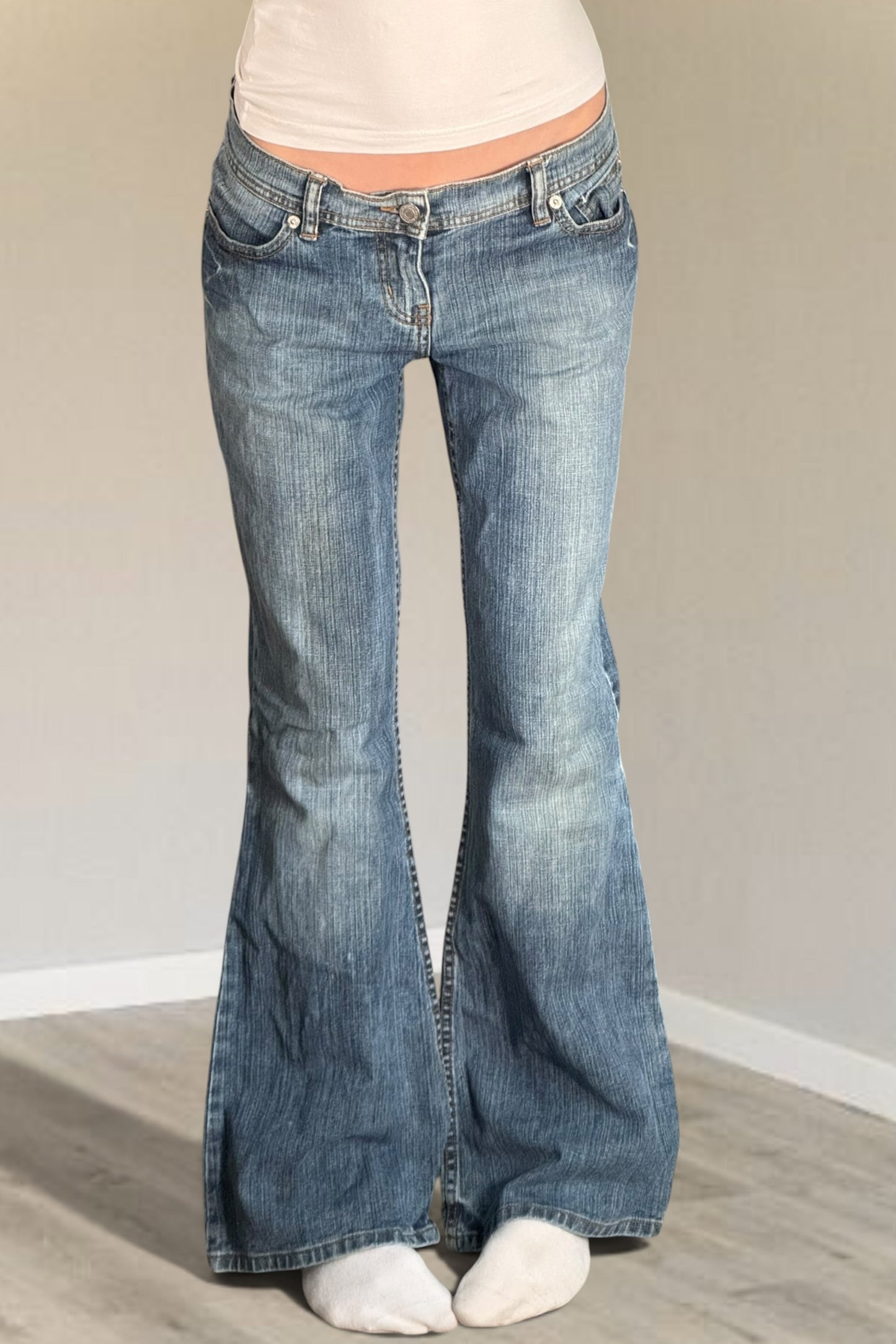 Lågmidjade jeans stl: S