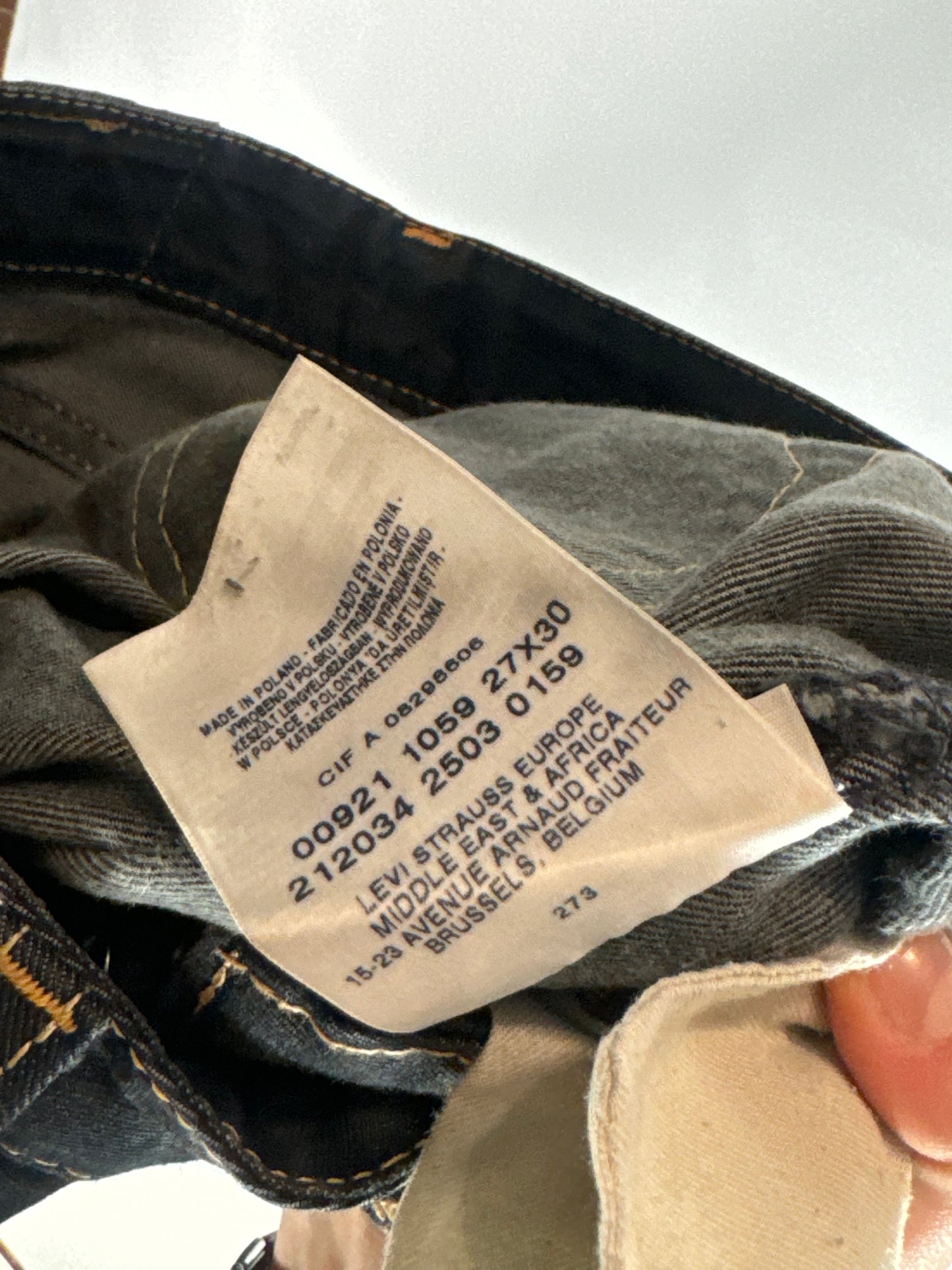 Lågmidjade jeans stl: S