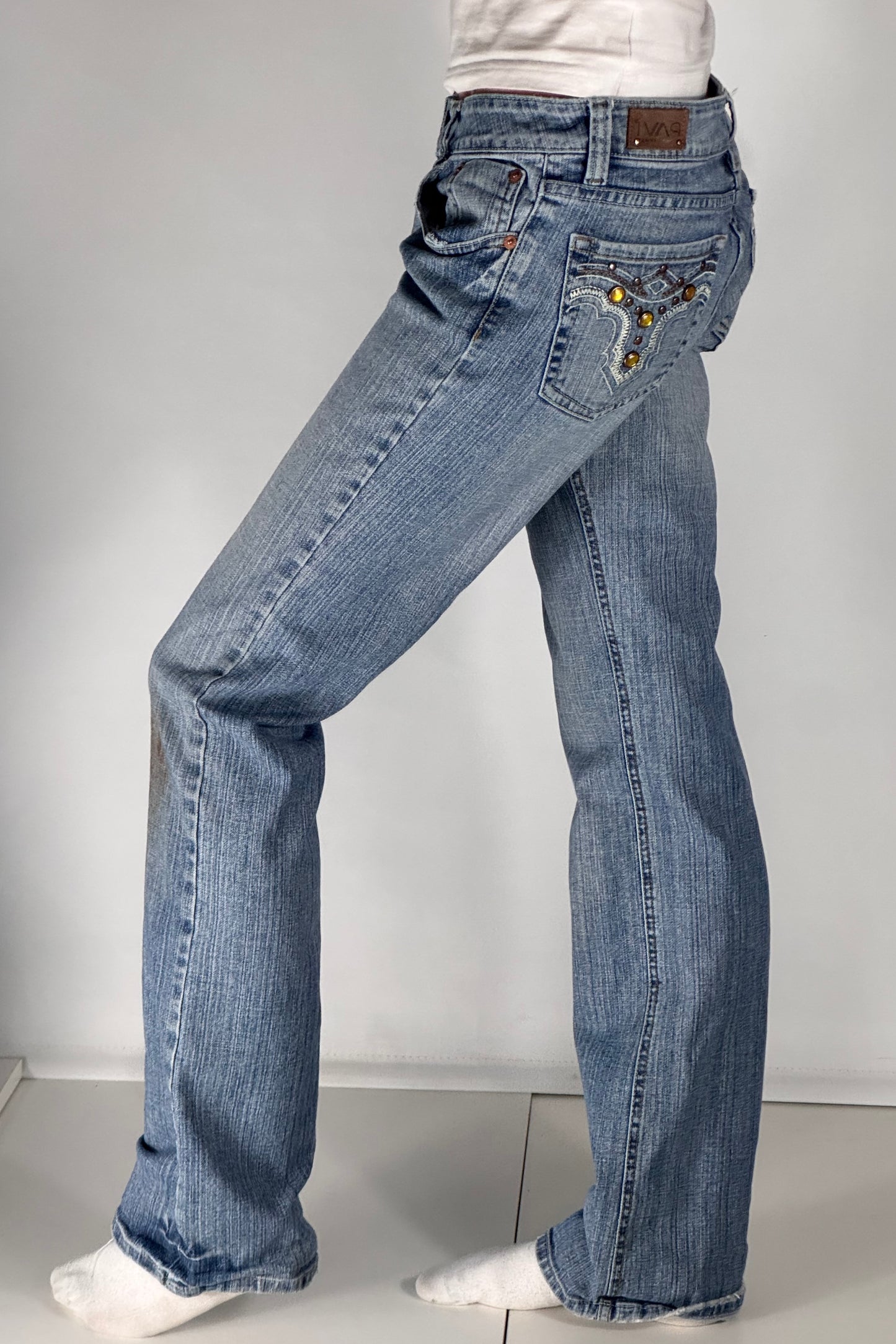 Lågmidjade jeans stl: S
