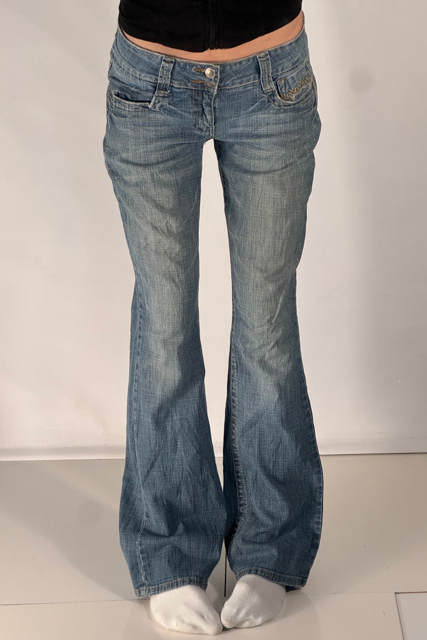 Lågmidjade jeans stl: S