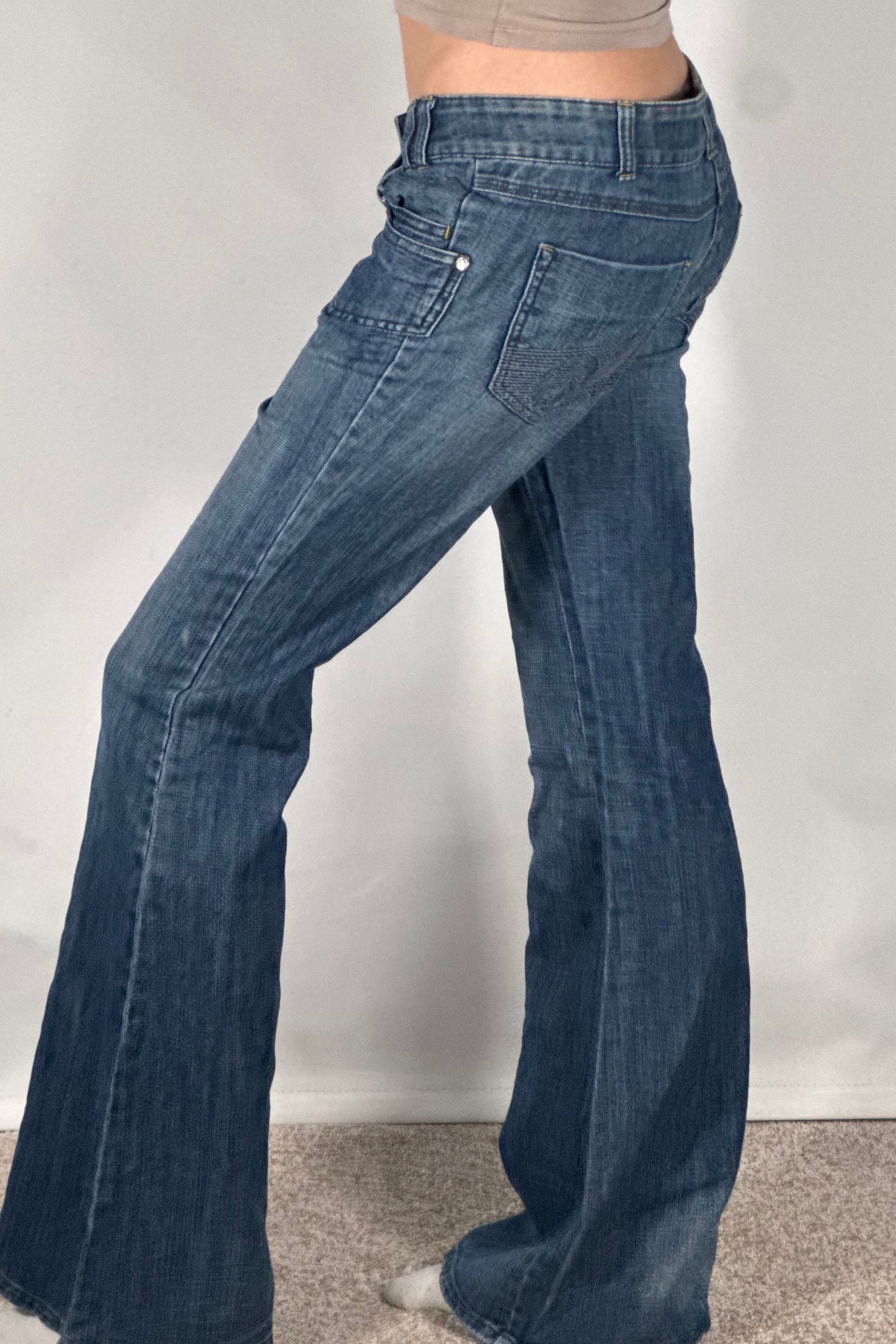 Lågmidjade jeans stl: S