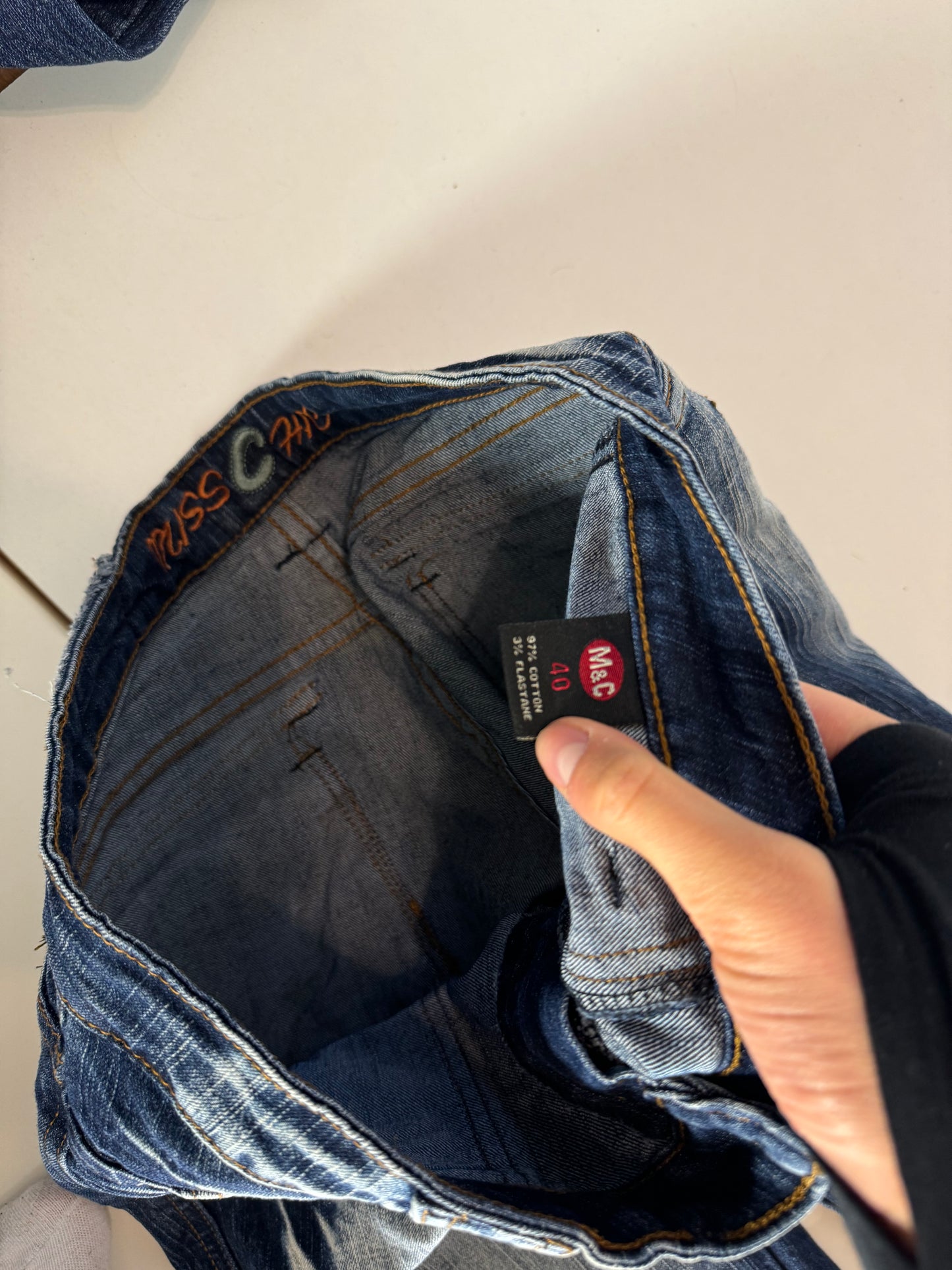 Lågmidjade jeans stl: S