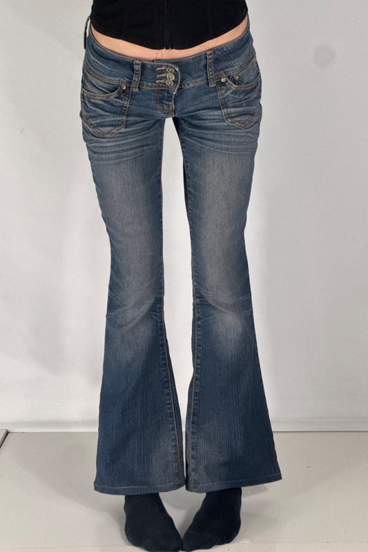 Lågmidjade jeans stl: S