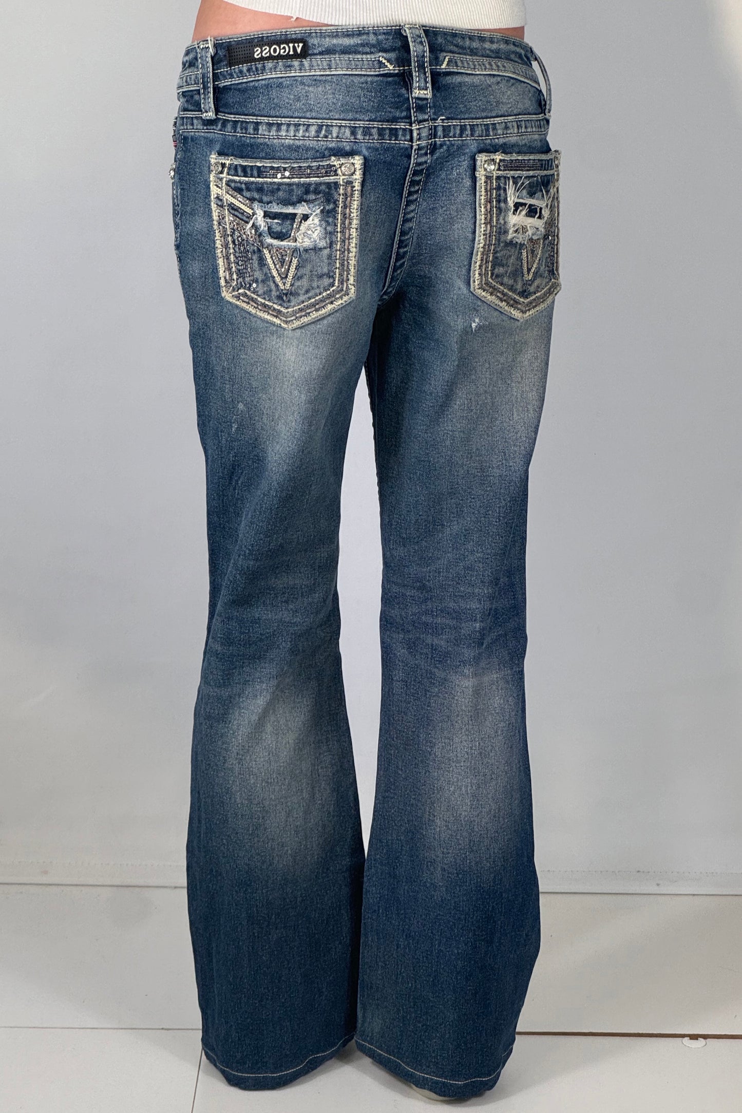 Lågmidjade jeans stl: S