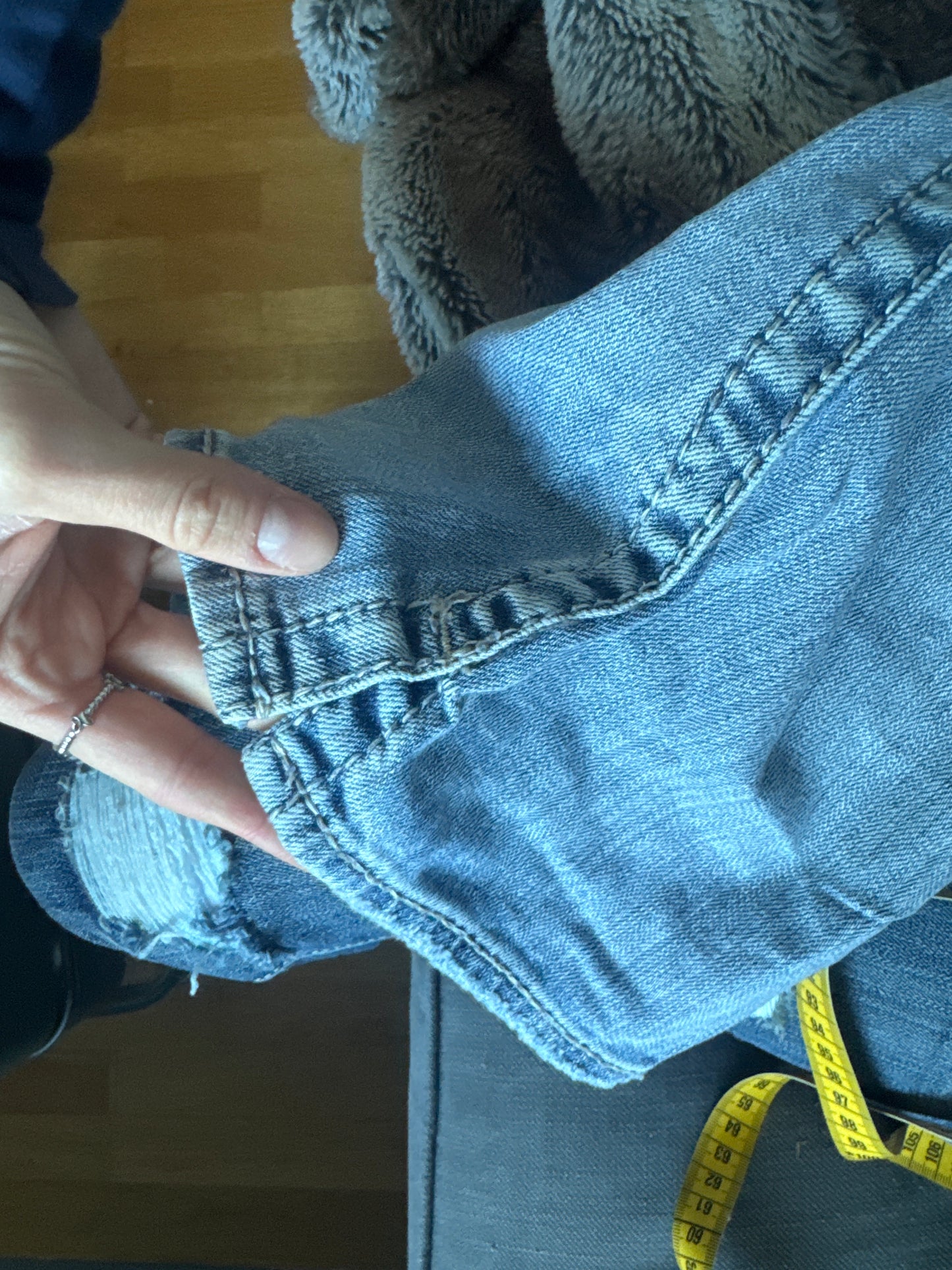 Lågmidjade jeans stl: S