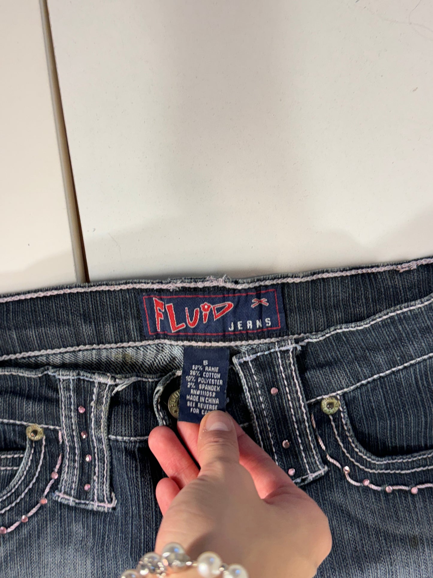 Lågmidjade jeans stl: XS