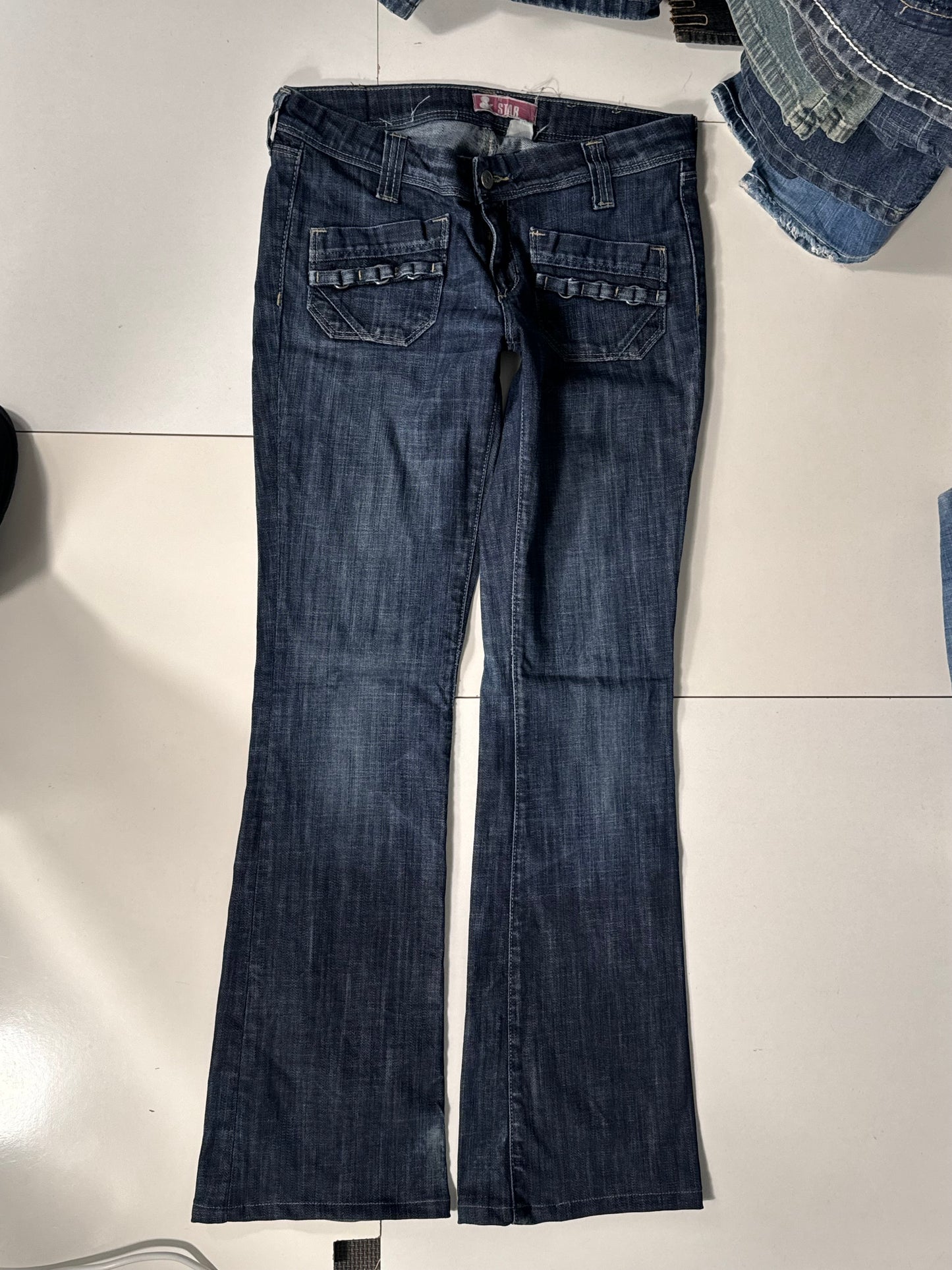 Lavtaljede jeans str: S/M
