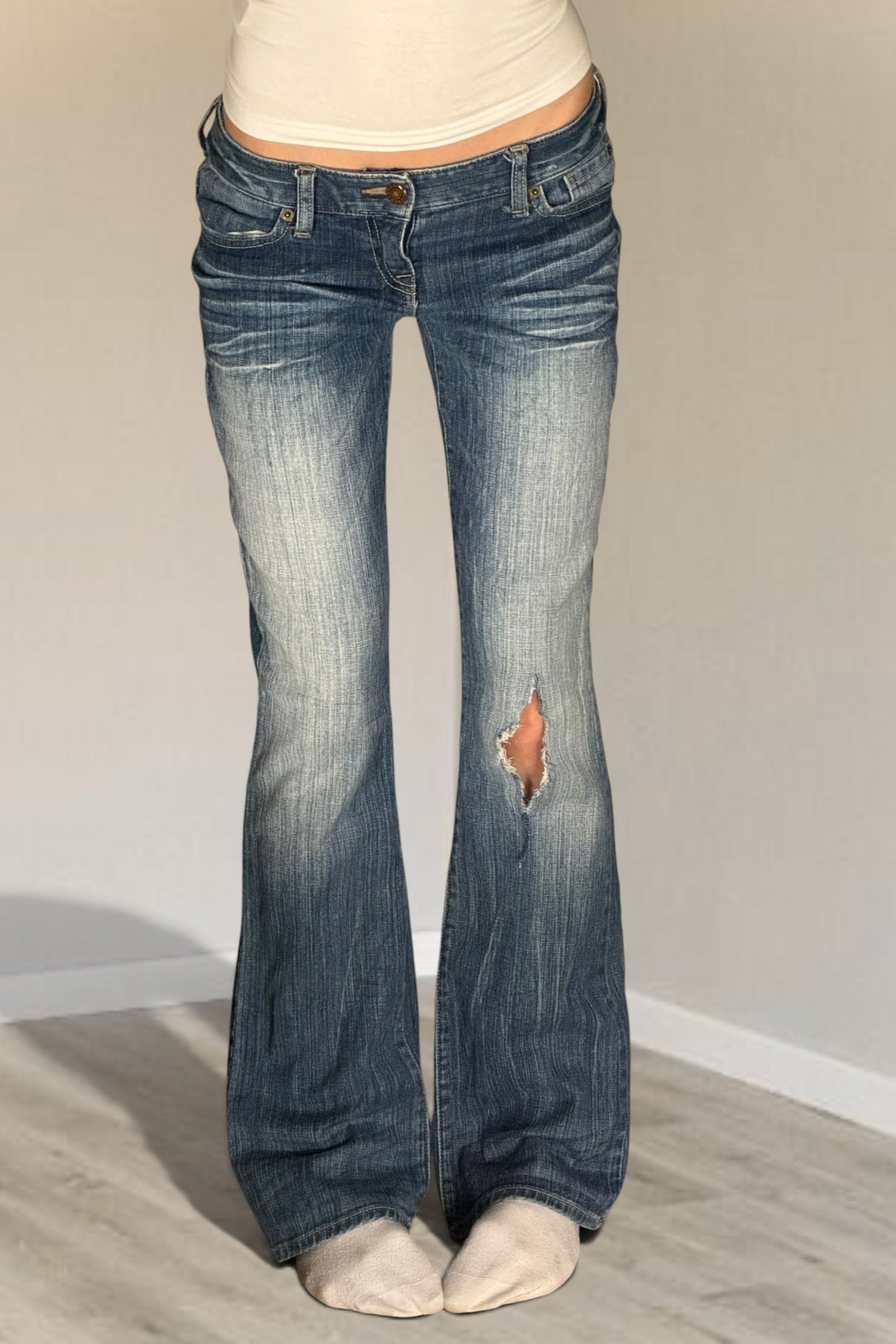 Lågmidjade jeans stl: XS/S