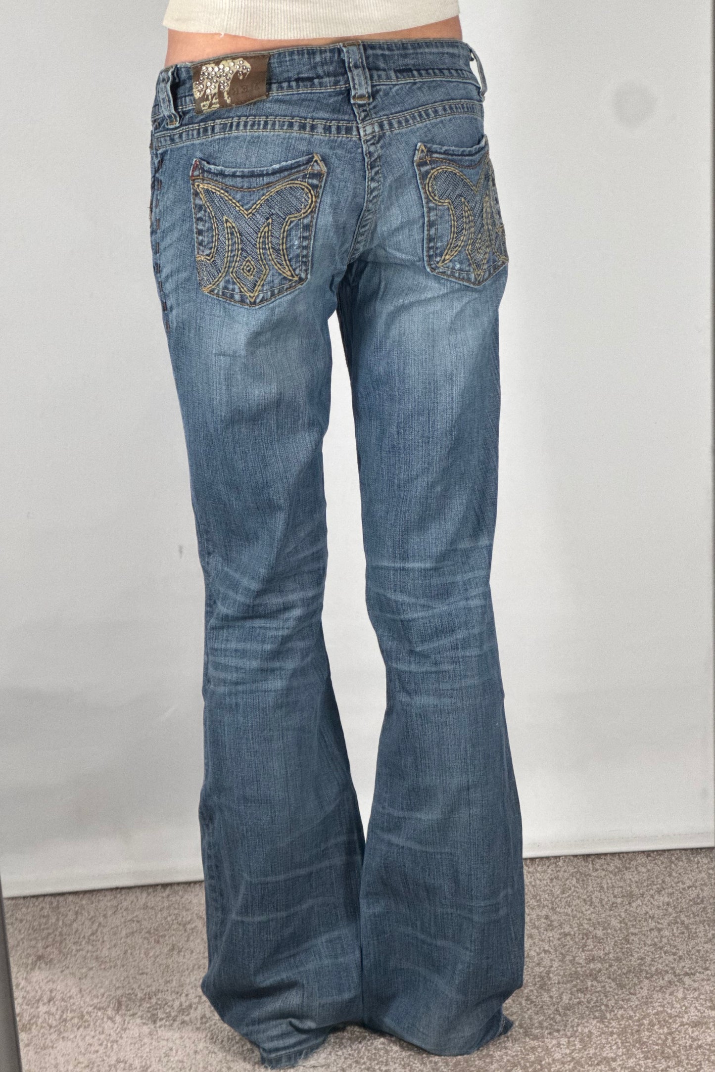 Lågmidjade jeans stl: S