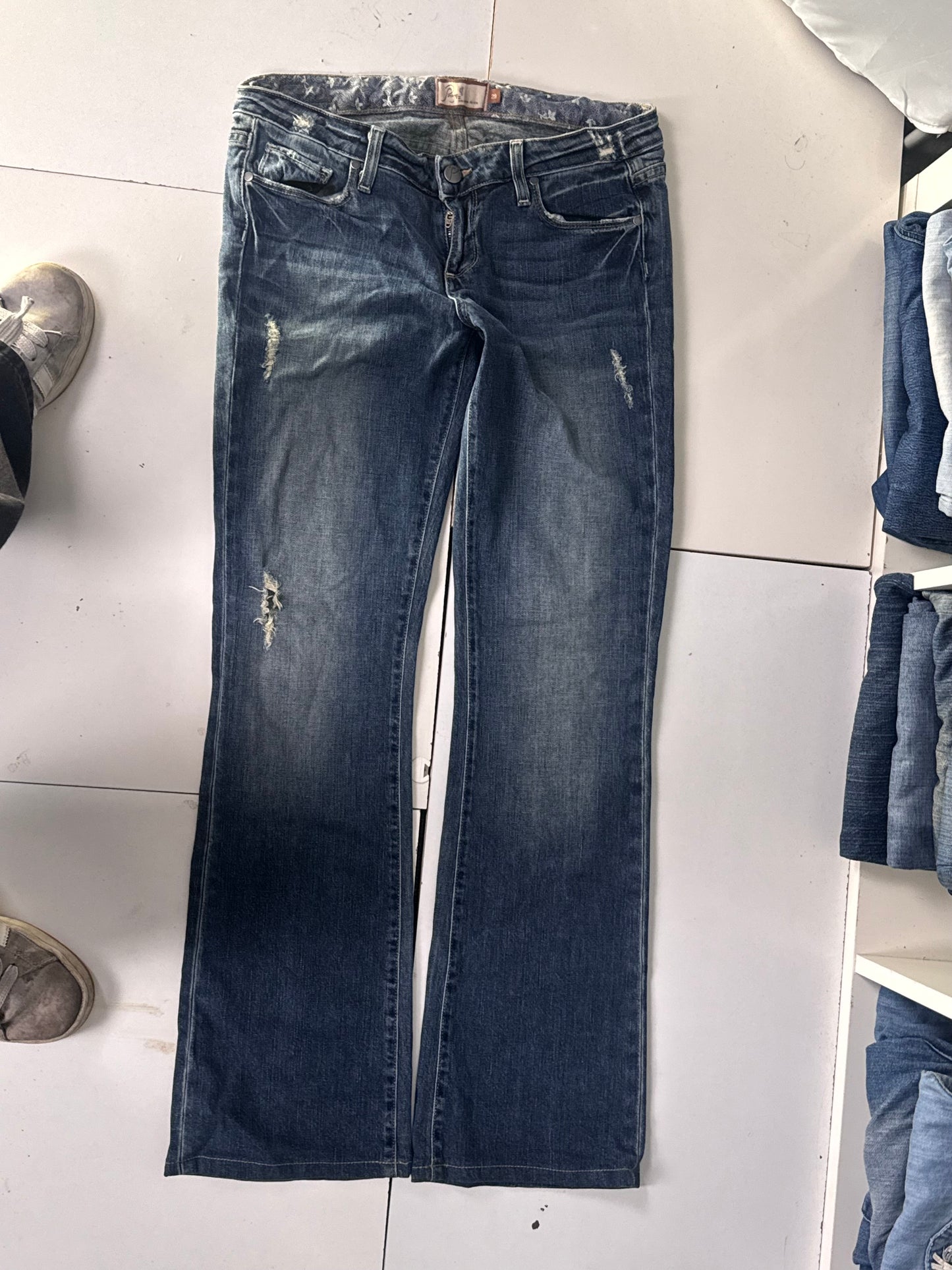 Lågmidjade jeans stl: S