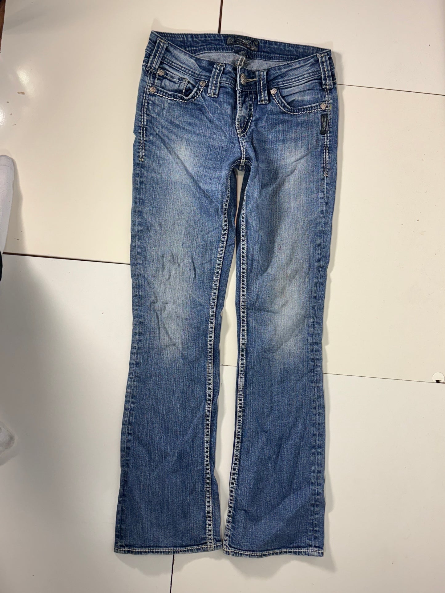 Lågmidjade jeans stl: XS
