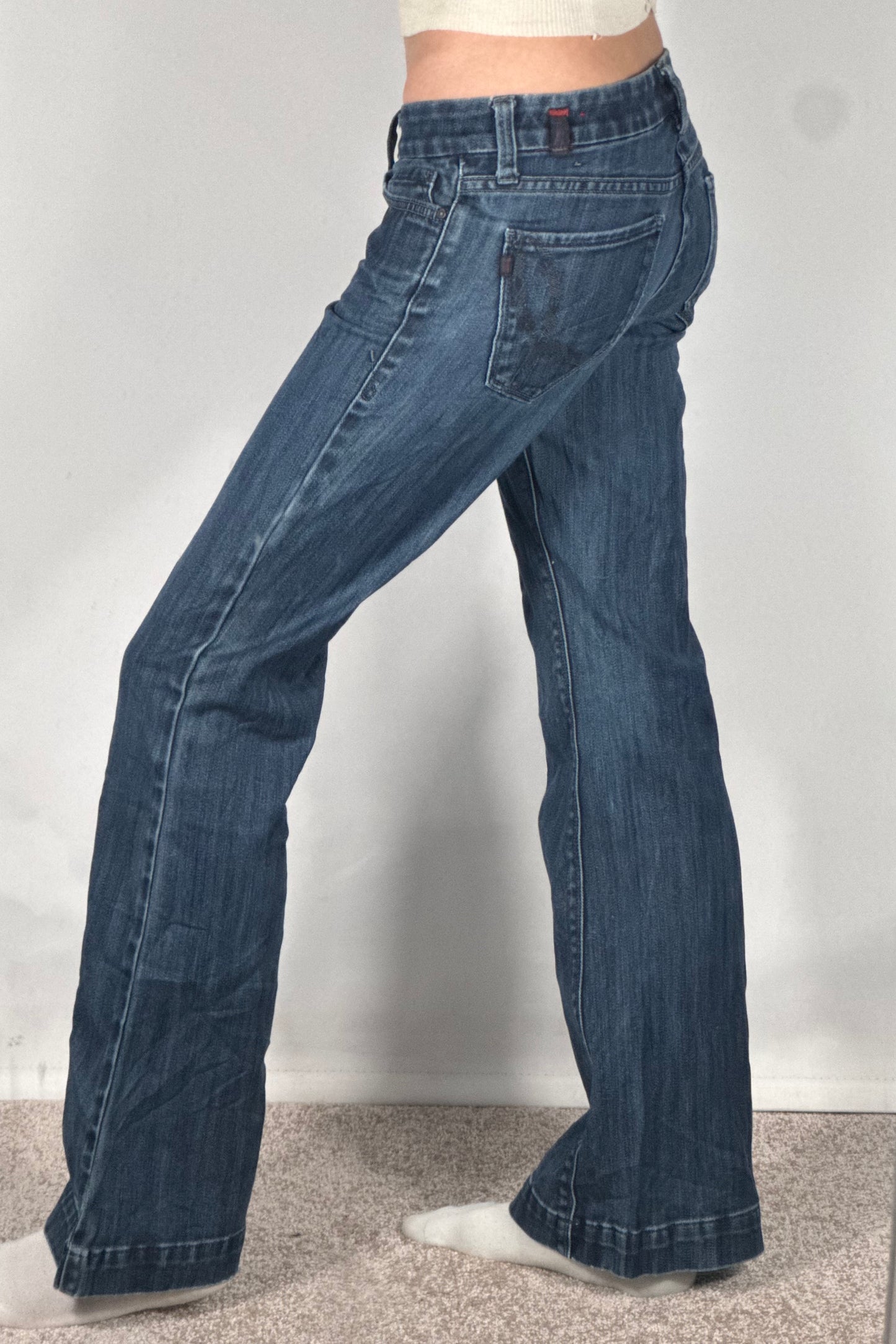 Lavmidede jeans str: XXS