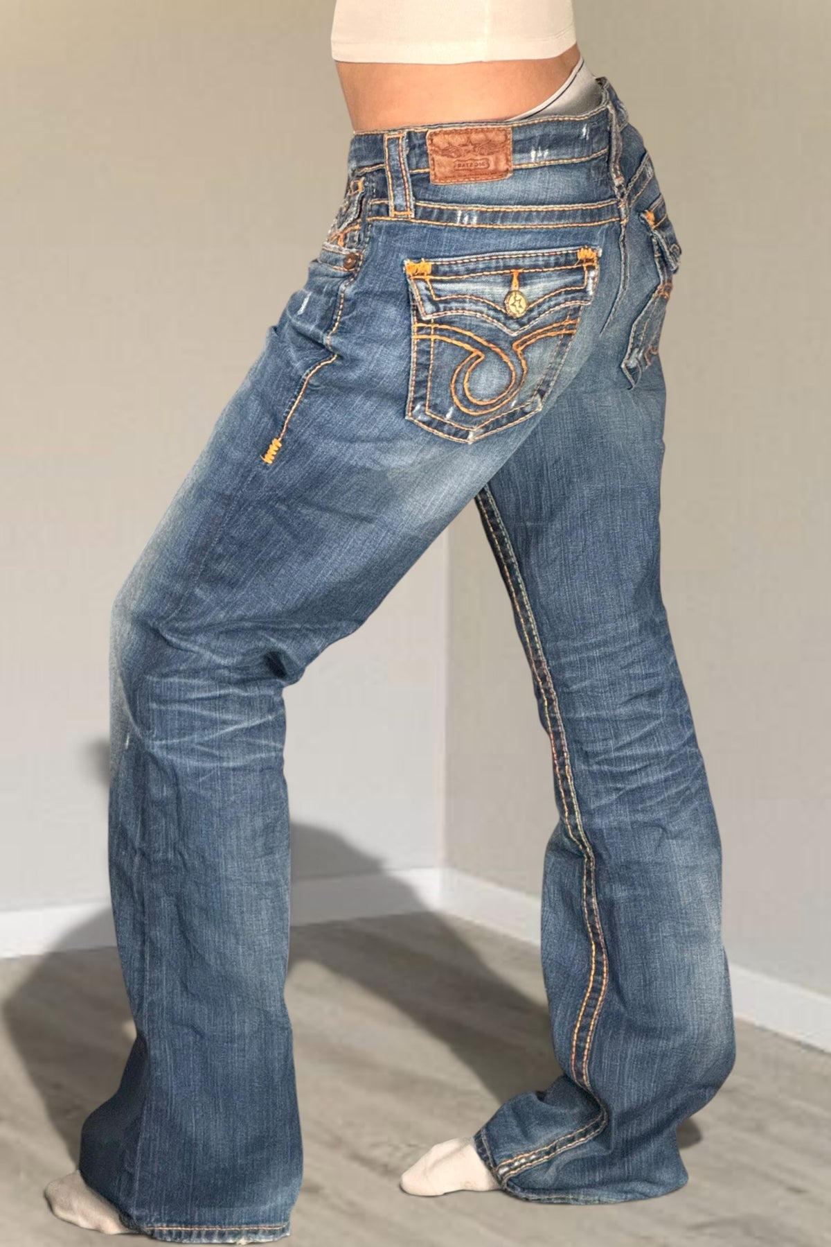 Lågmidjade jeans stl: L