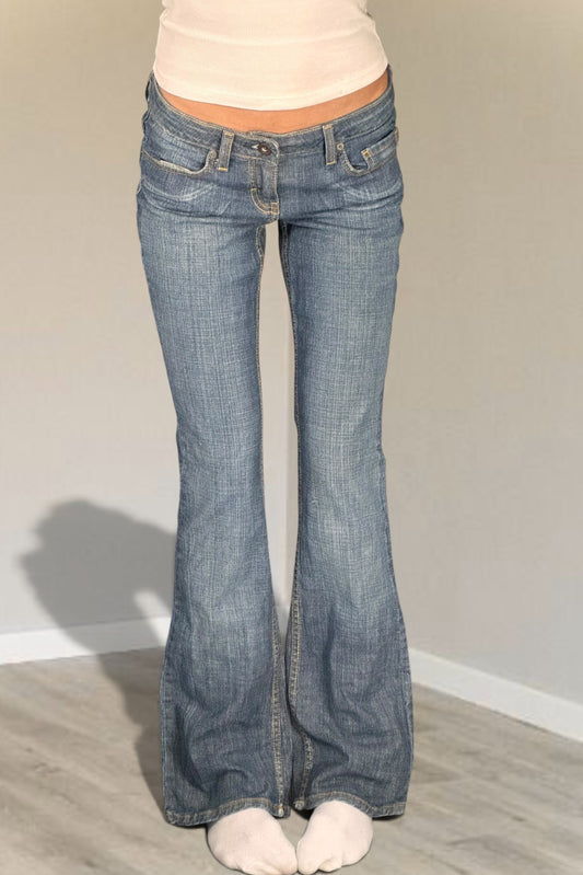 Lågmidjade jeans stl: XS