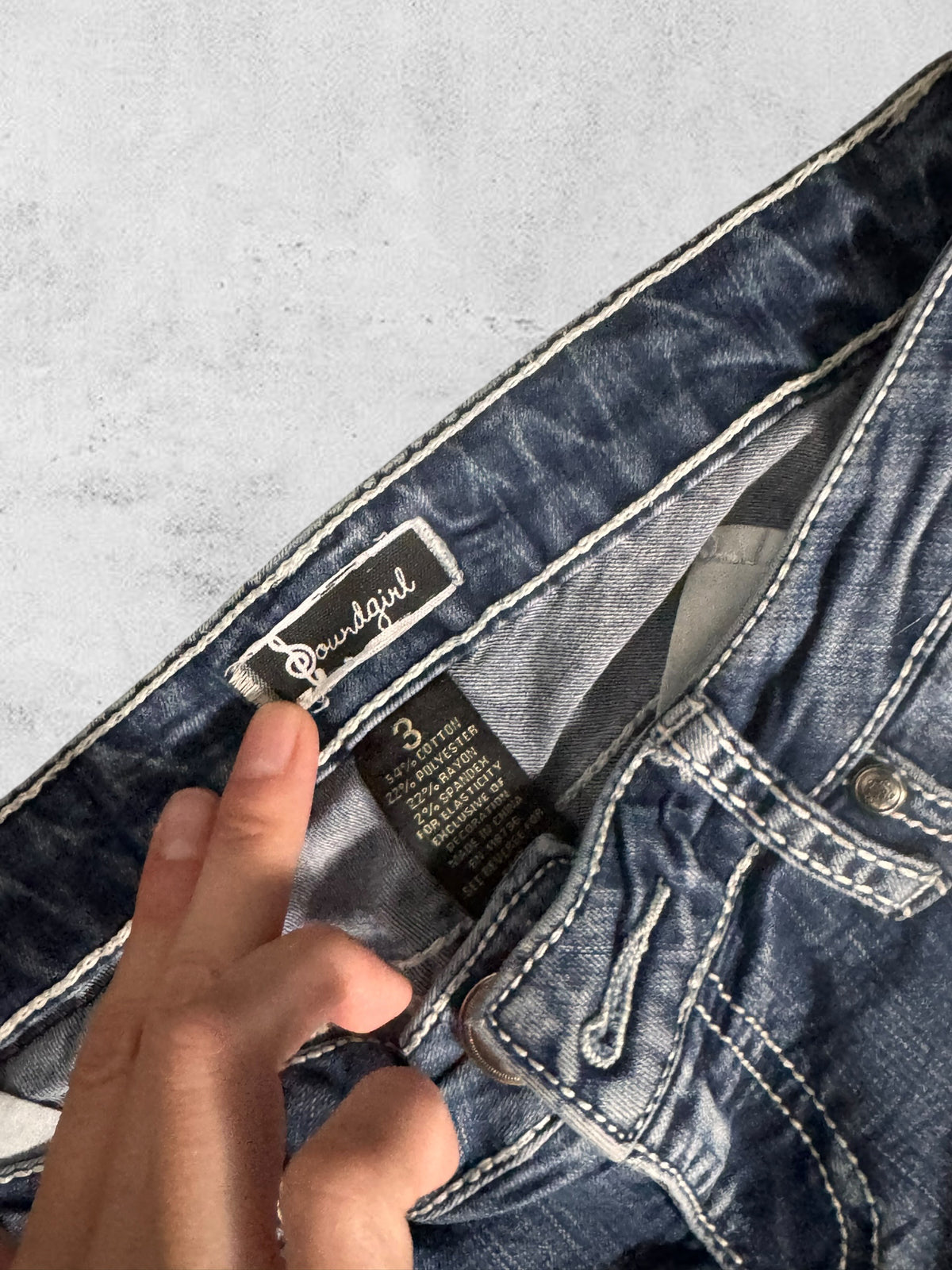 Lågmidjade jeans stl: XS