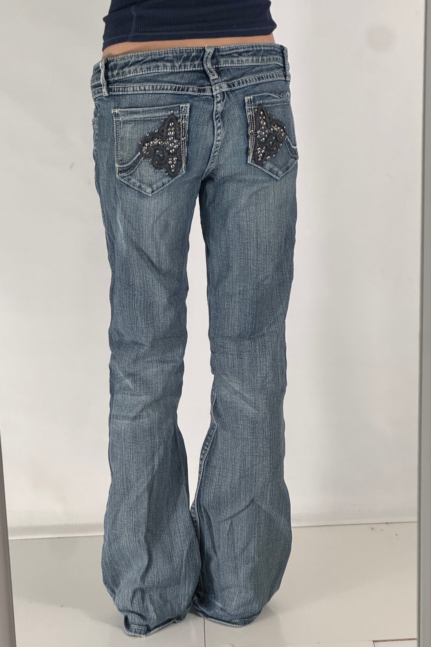 Lågmidjade jeans stl: M