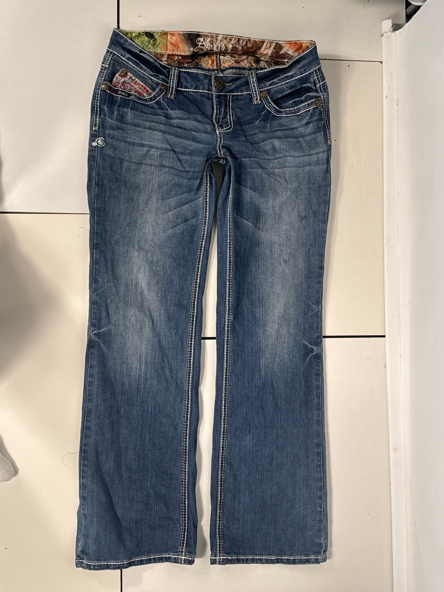 Lavt liv jeans str: S/M