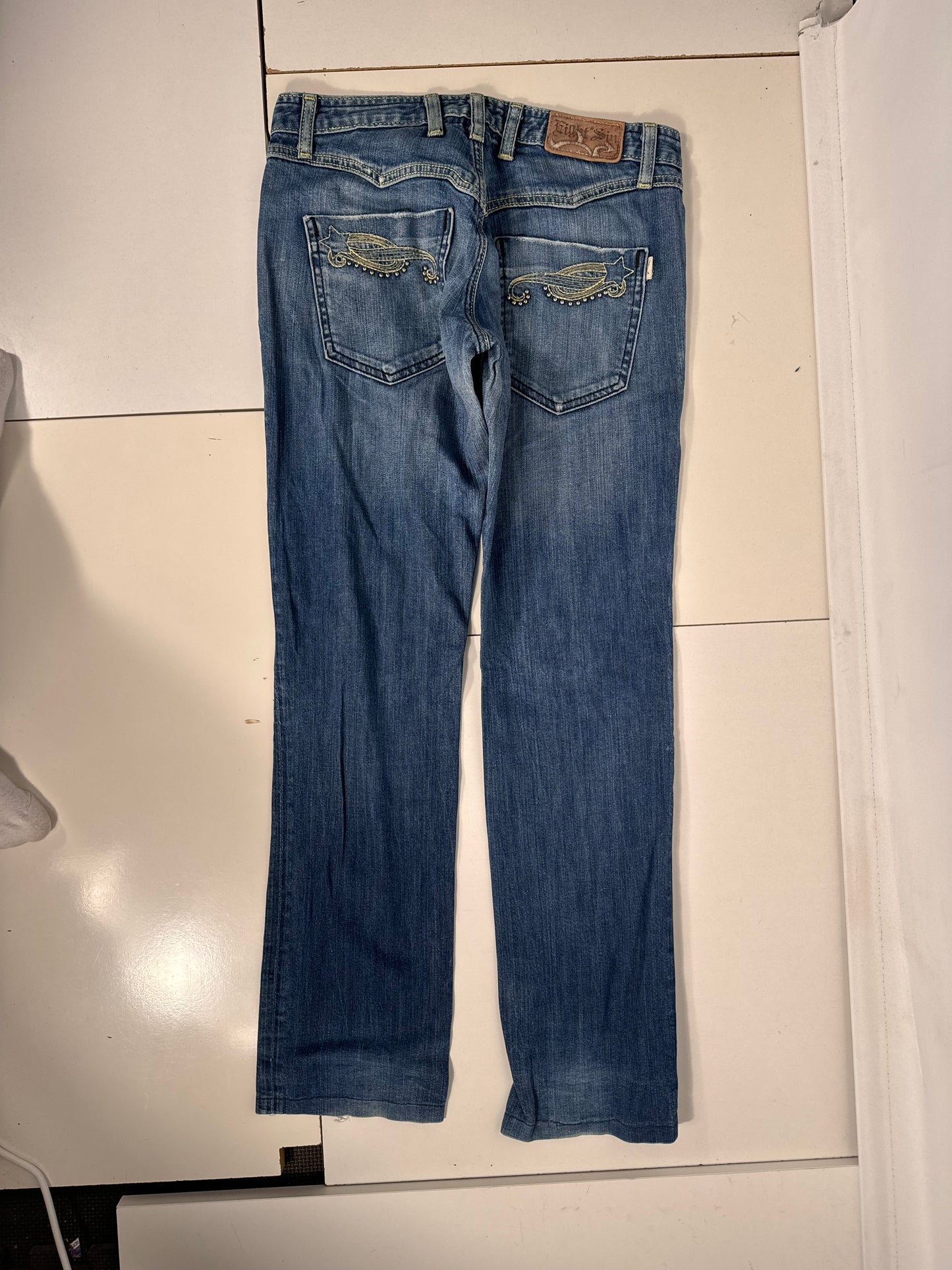 Lågmidjade jeans stl: S