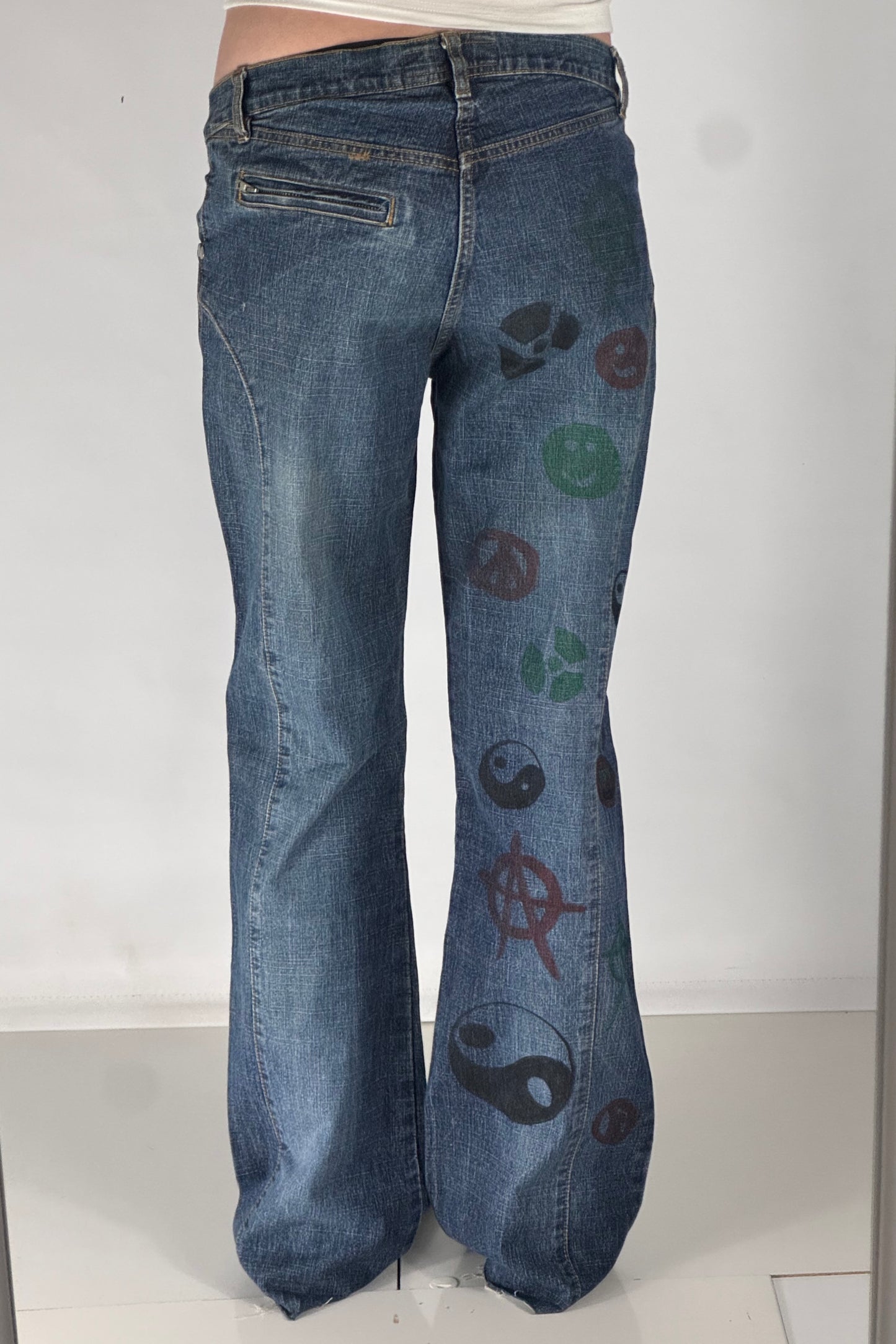 Lågmidjade jeans stl: XS